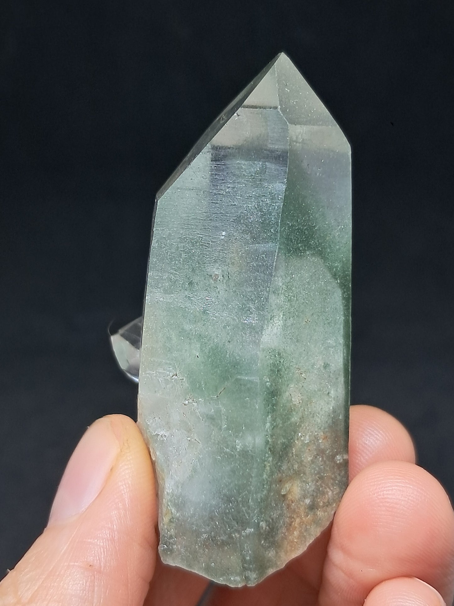 Chlorite Phantom *Bridge* Quartz (Kullu) Natural Crystal | Garden Chamanic #CQ78