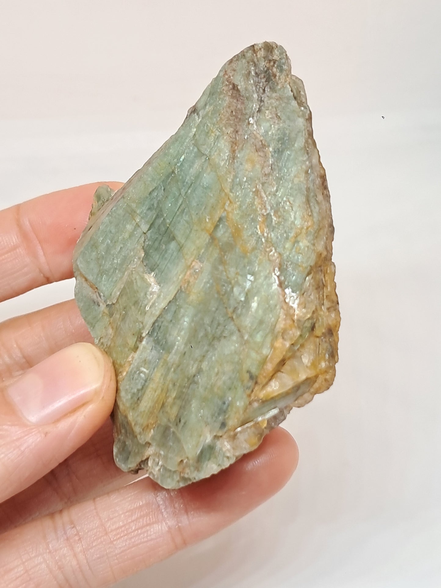 Green Kyanite (Tamil Nadu) Natural Stone #KY4