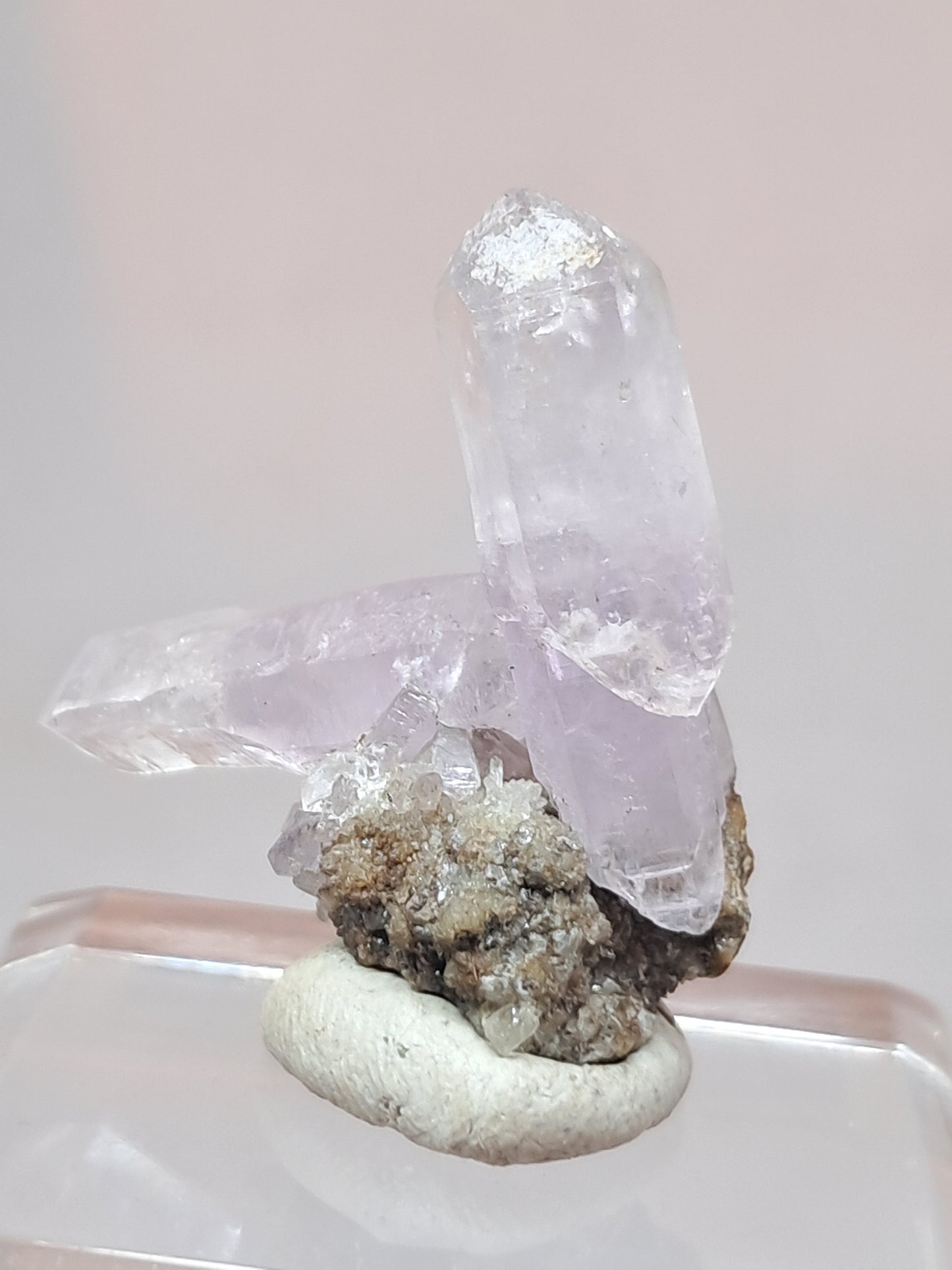 Veracruz Amethyst Scepter Crystals on Matrix (Mexico) | Natural Cluster | Mineral Specimen #VA27