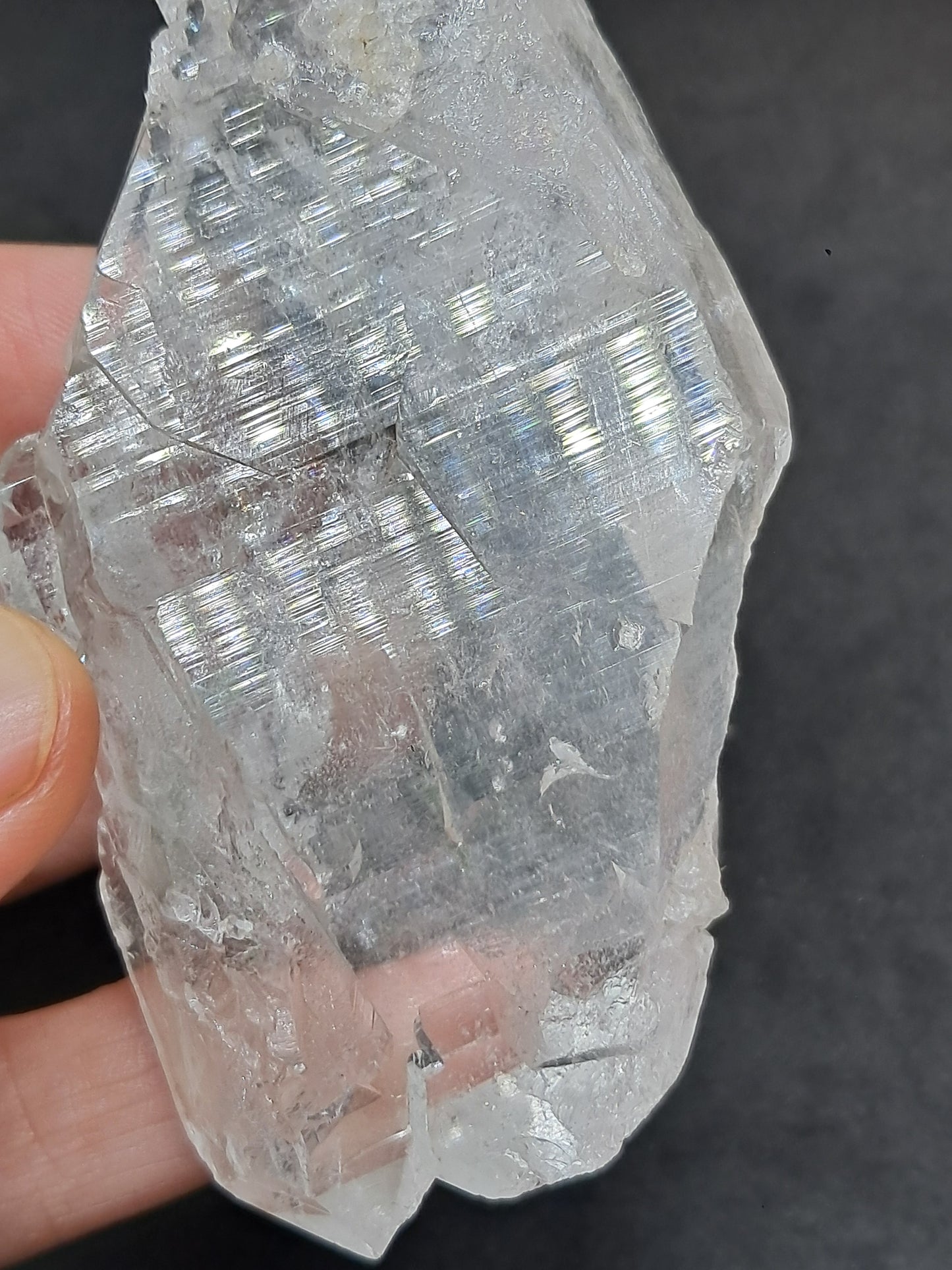 Himalayan Quartz *Elestial Formation* w/ Chlorite Inclusions | Natural Crystal | Mineral Specimen #CH81