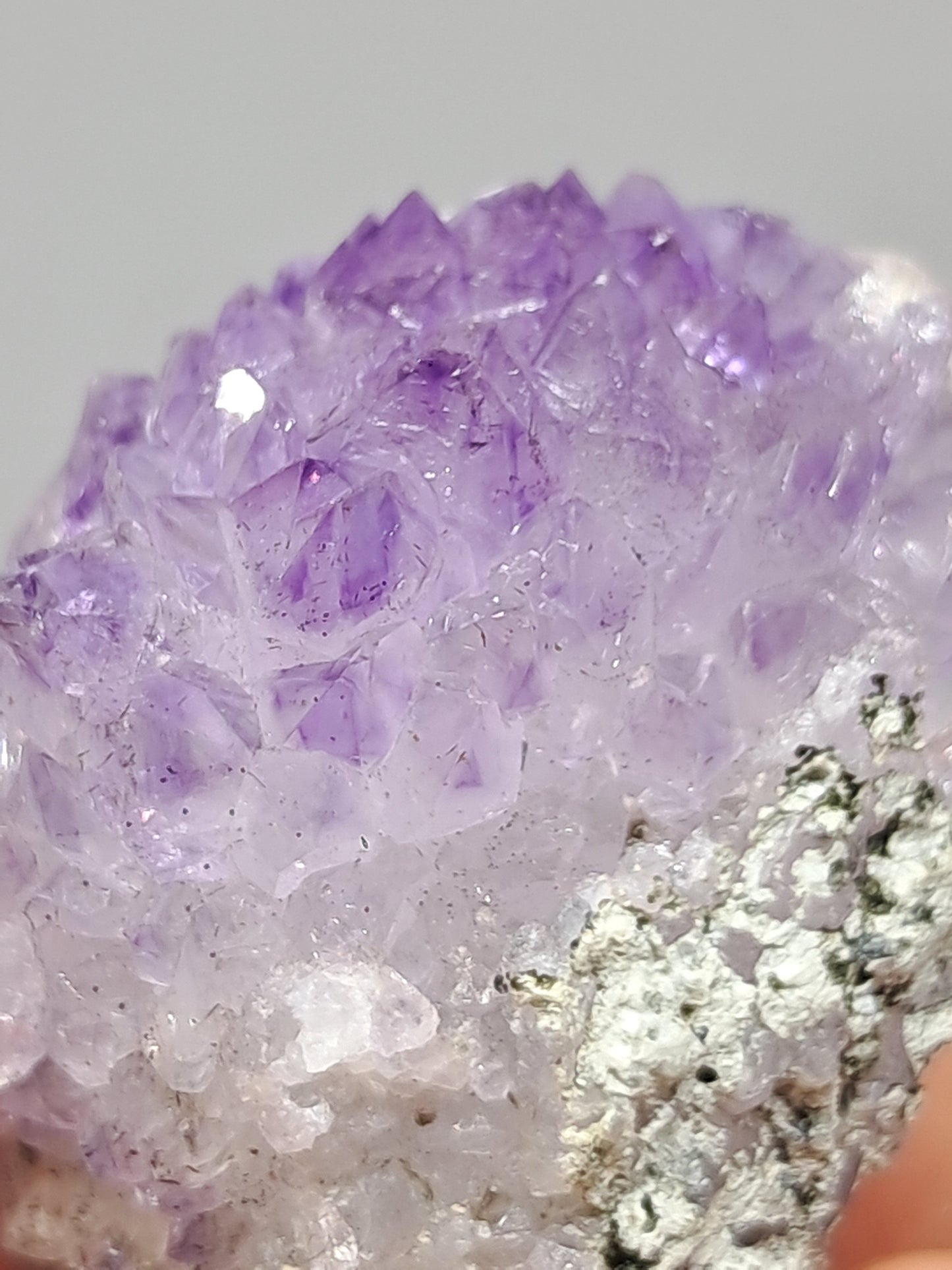 Amatista Elestial en Matriz (Karur) | Piedra Natural | Ejemplar Mineral #KA94