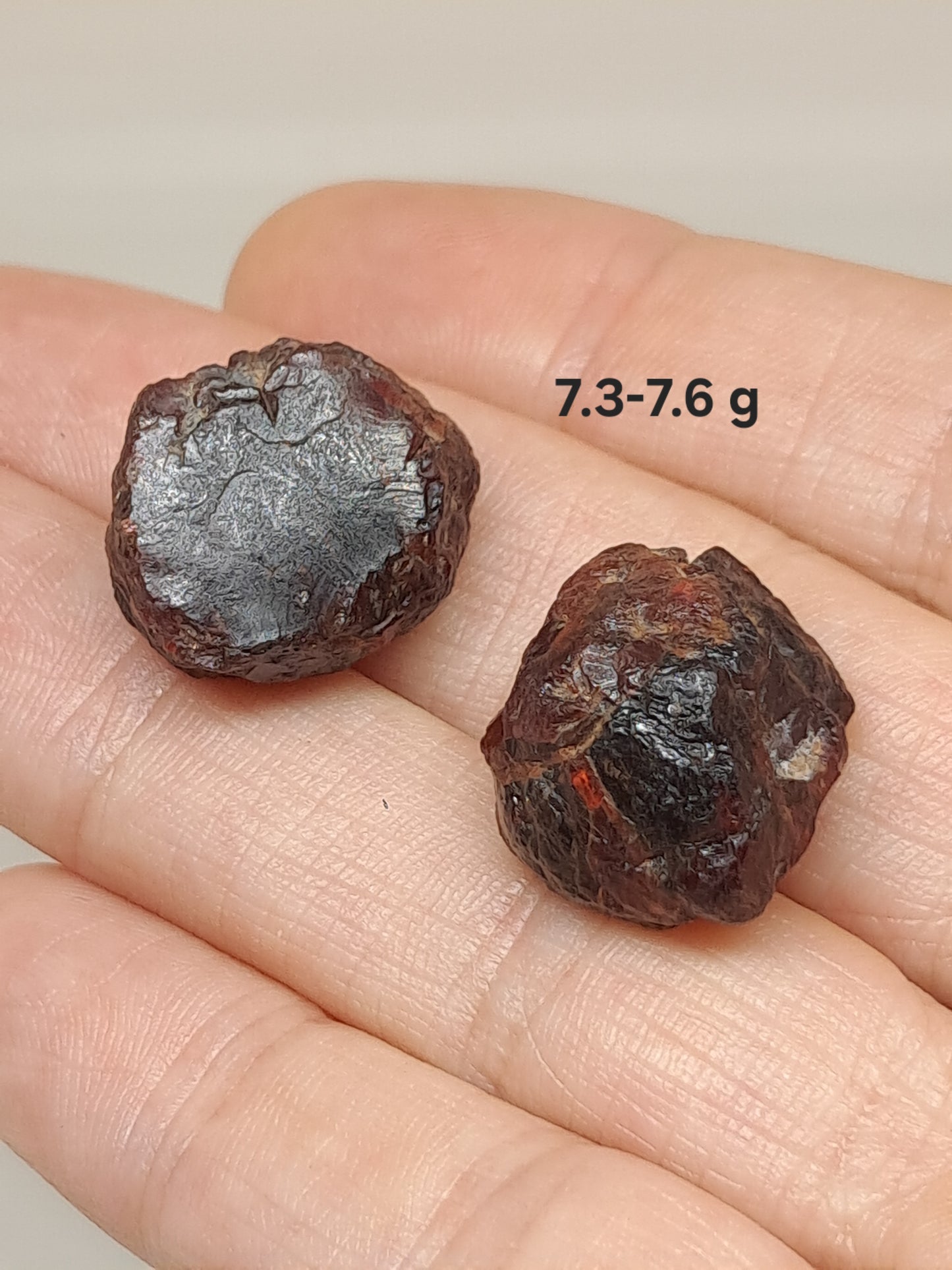 Natural Red Garnet (Karur) Rough Stone #RG12