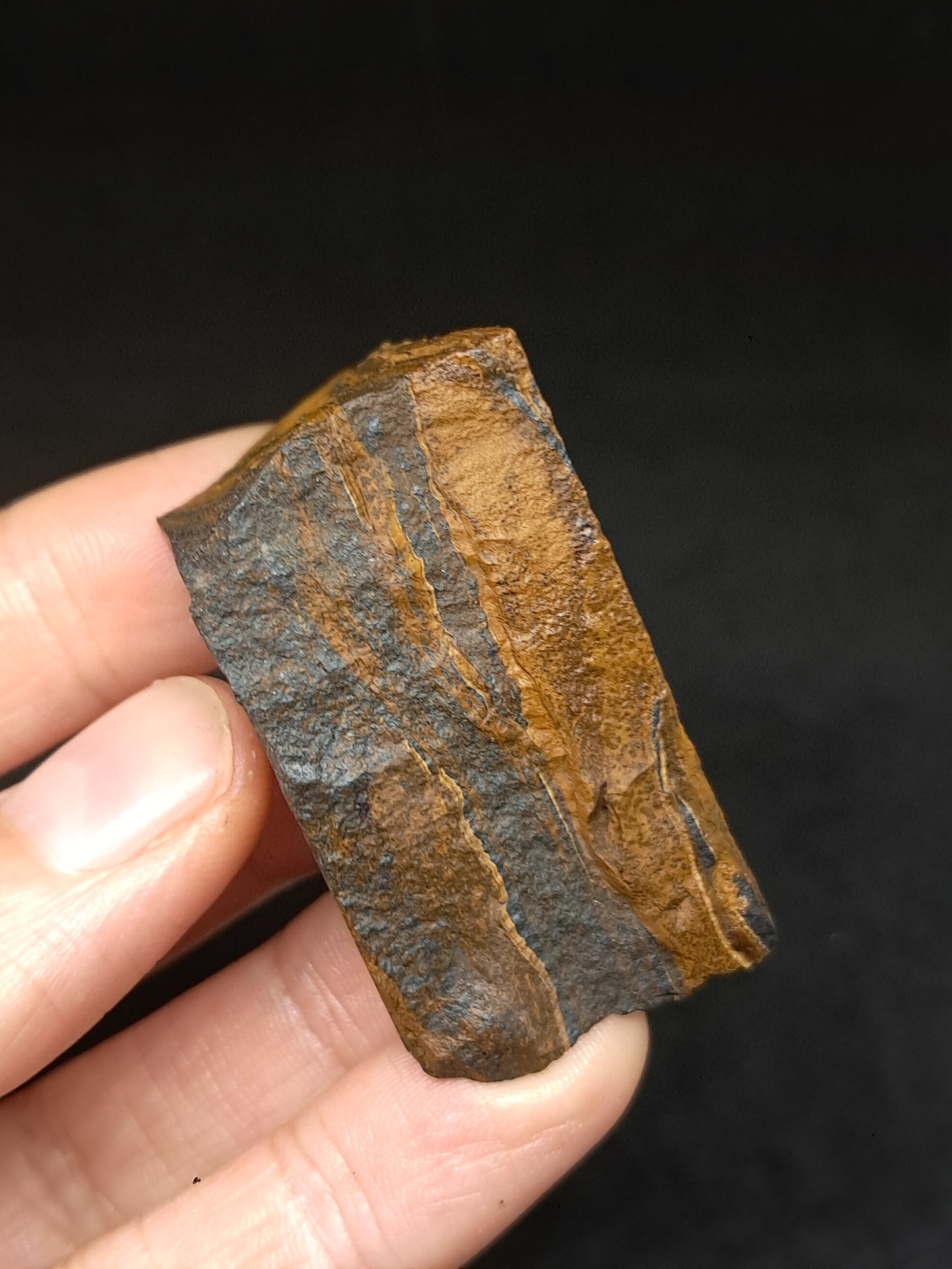Rough Tiger's Eye (India) Natural Stone #TE1