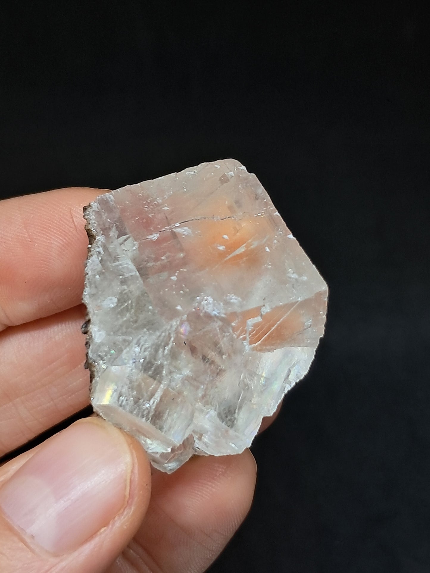 Calcita Rojiza/Rosa con Mesolita *Hallazgo Raro* (Pithampur) Cristal Natural | Piedra Bruta | Muestra Mineral #CA35