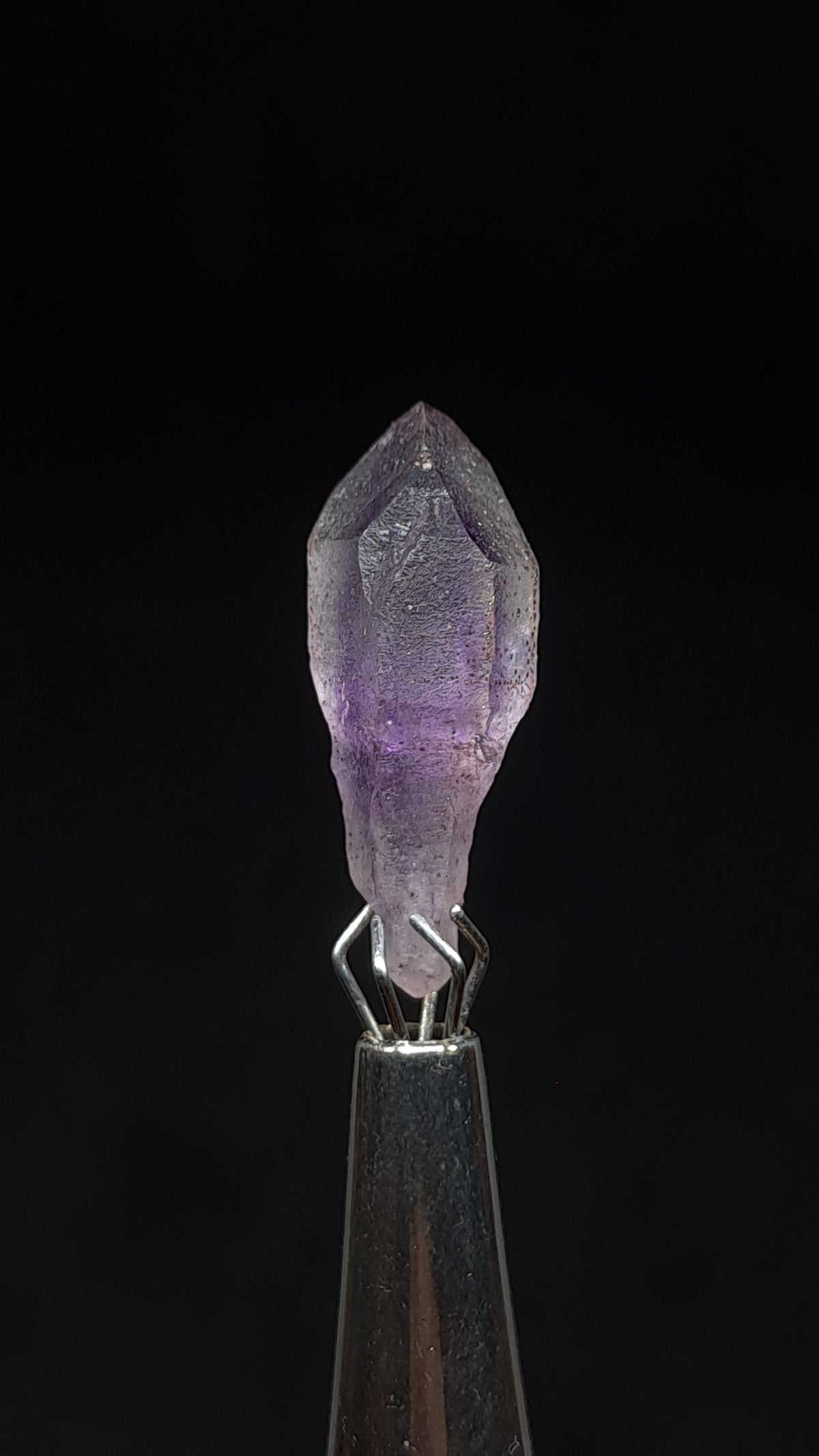 Quartz Amethyst Scepter | Hematite Goethite Rutile Inclusions | Biterminated  #KA208