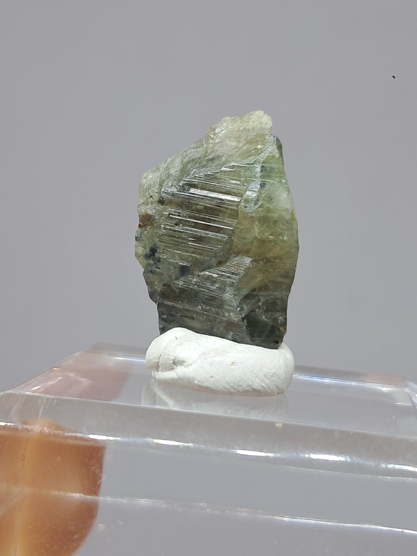 Natural Teal Green Sapphire Crystal (Karur) Rough Stone | Mineral Specimen #SP38