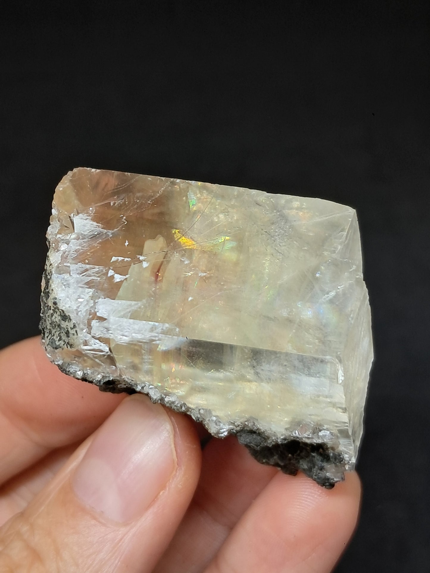 Calcita de frambuesa mohosa *Hallazgo raro* (Pithampur) Cristal natural | Piedra en bruto | Muestra mineral #CA33