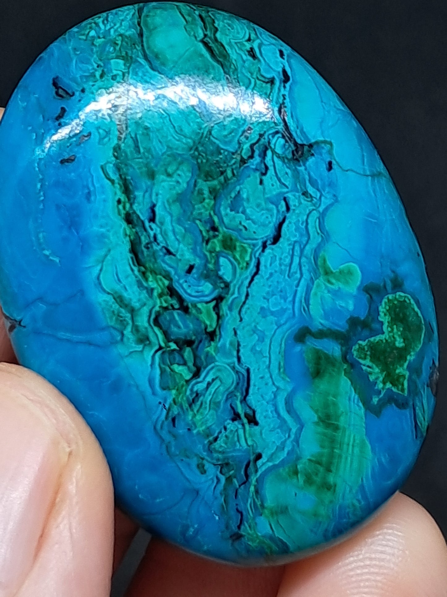 Shattuckite Palmstone | Polished Natural Stone | Good Quality