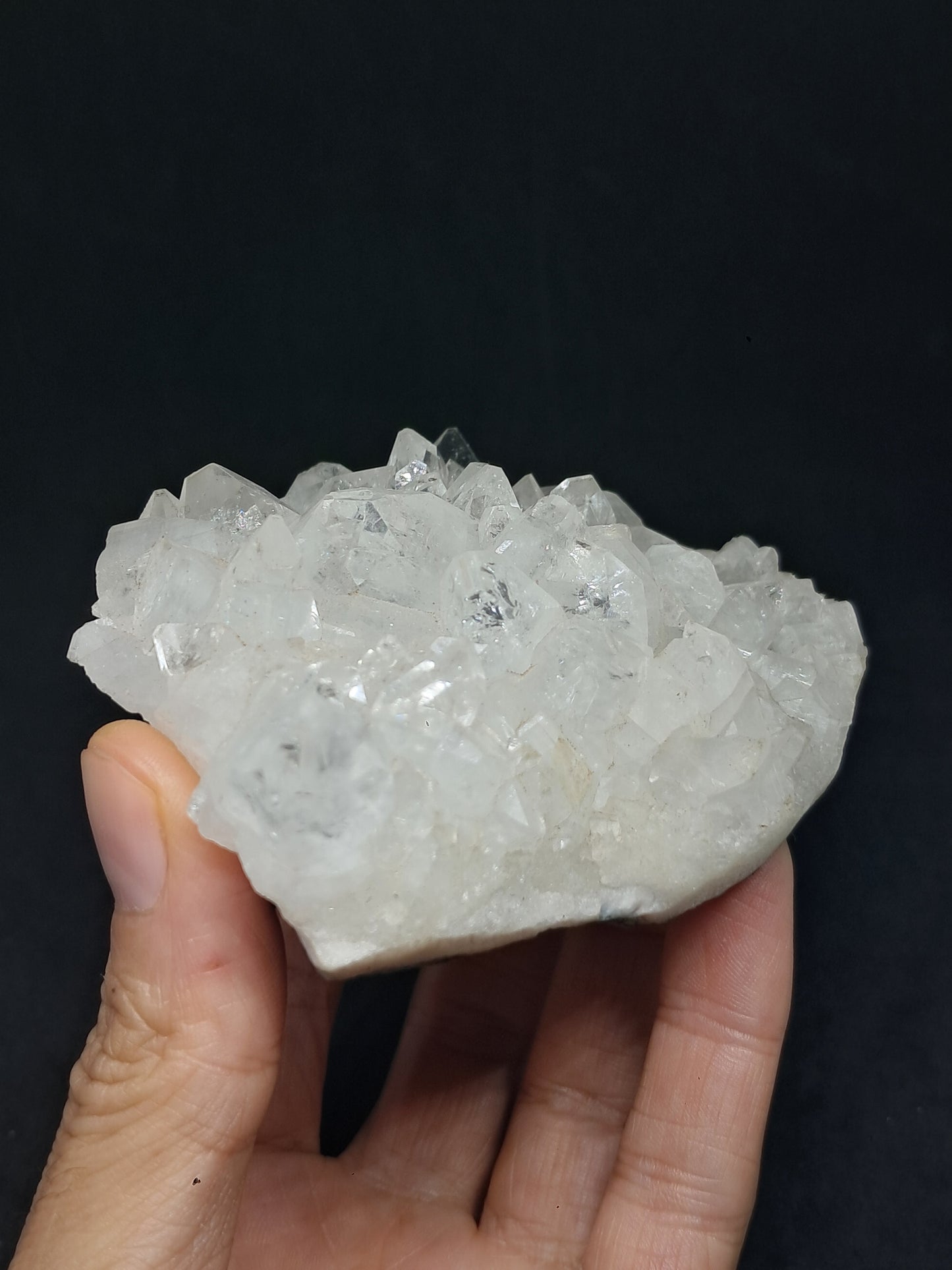 Clear Apophyllite Cluster (Ajanta) Natural Crystal | Mineral Specimen #AP42eb38