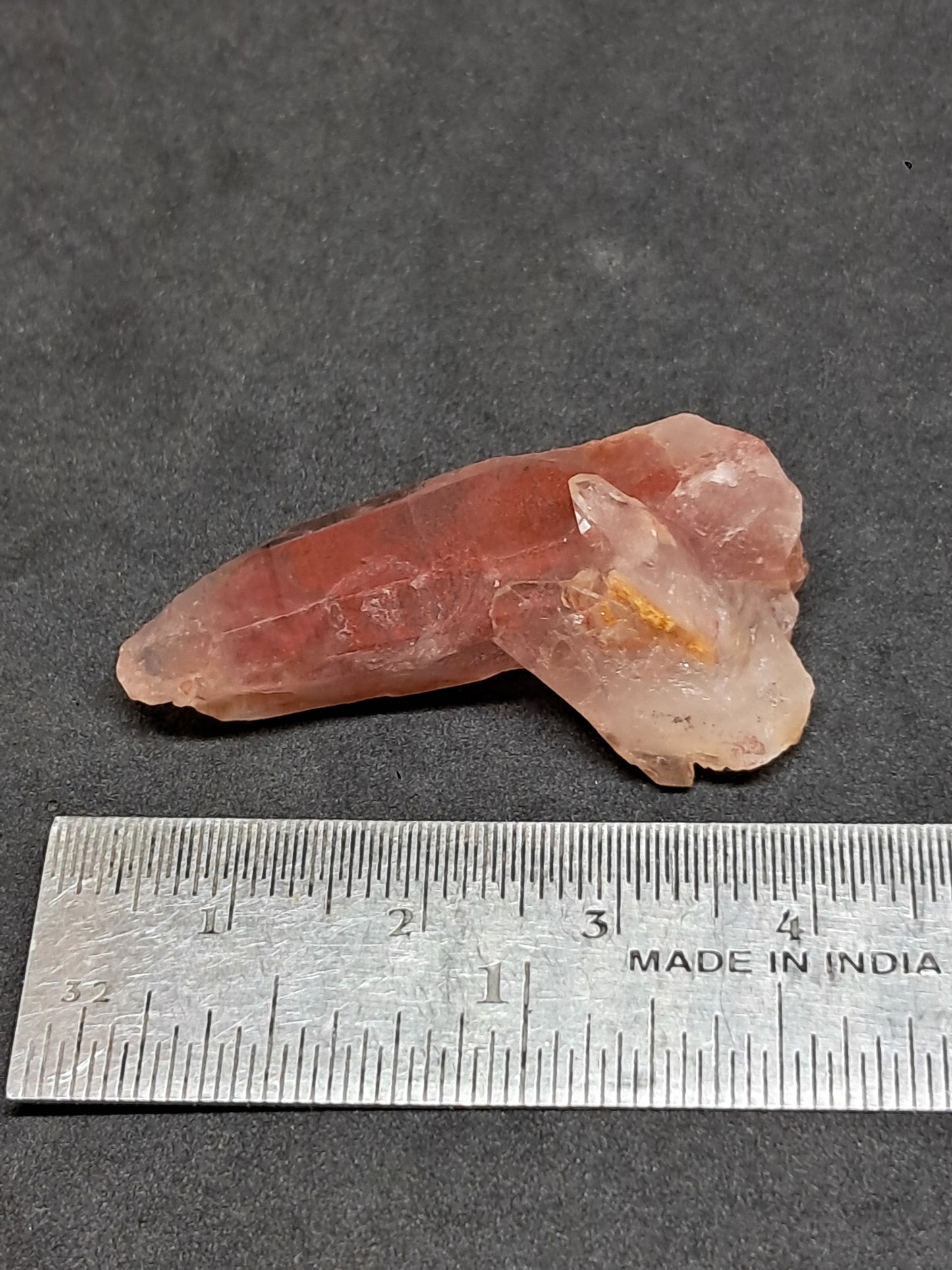 Hematite Phantom Quartz (Telangana) | Natural Crystal | Mineral Specimen #HPQ61