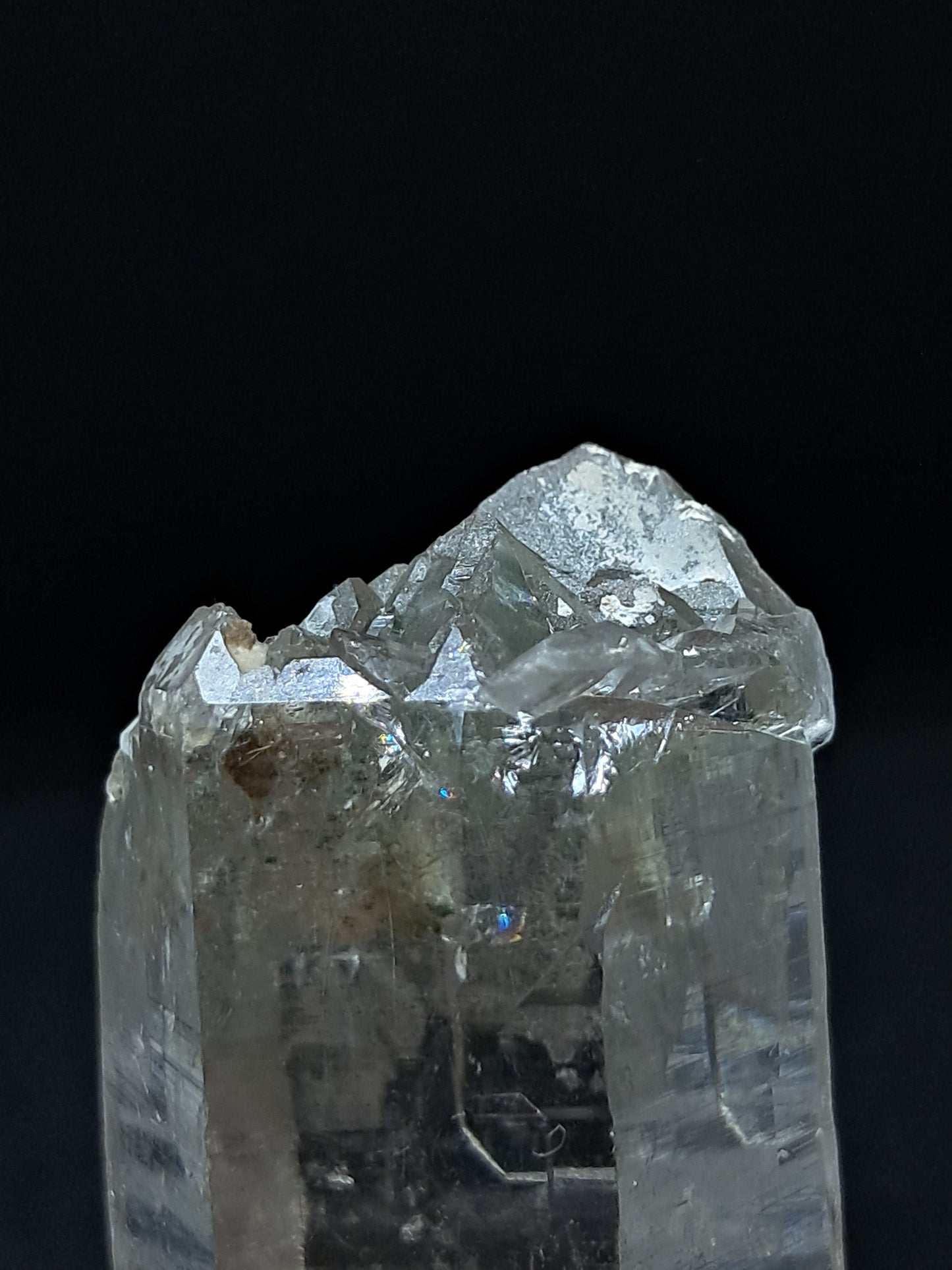 Himalayan Quartz Crystal Point w/ Golden Rutile | Biterminated | Self-healed | Natural Stone | Mineral Specimen #CH56