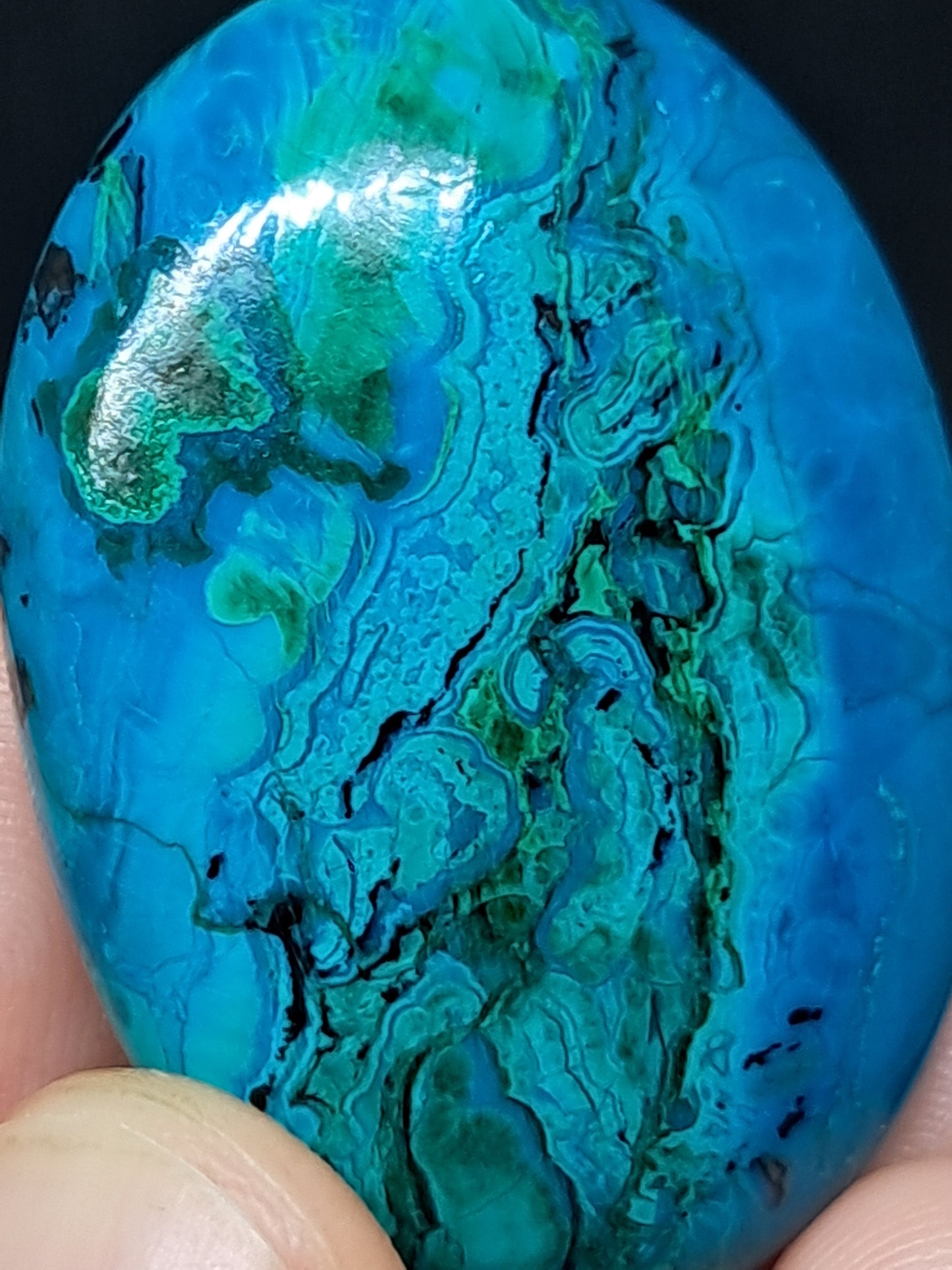 Shattuckite Palmstone | Polished Natural Stone | Good Quality