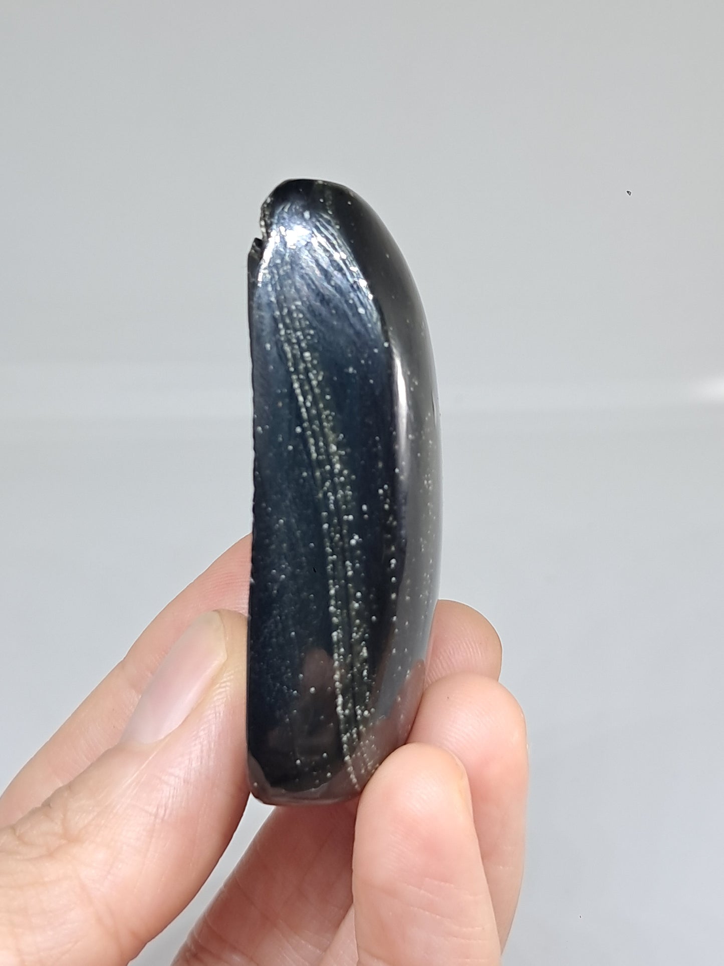 Rainbow Obsidian (Mexico) Natural Stone | Half Polished Half Rough #RO11