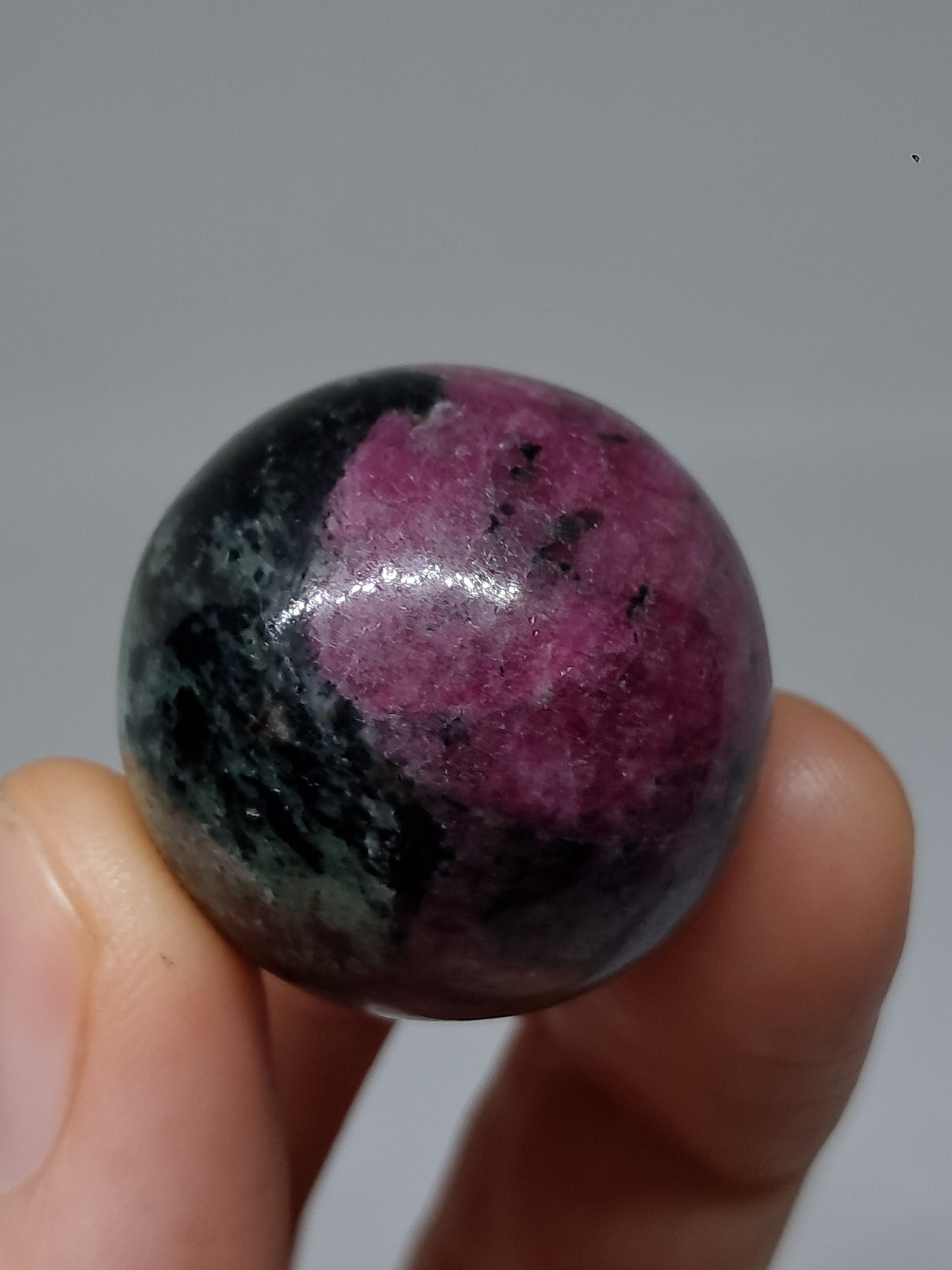 Ruby Zoisite Sphere | Natural Stone | Polished Crystal