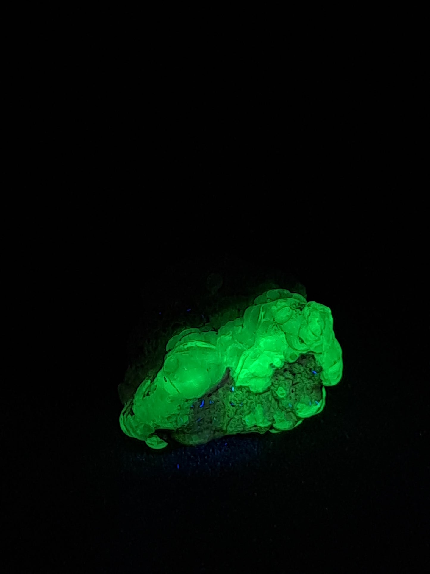 Hyalite Opal on Matrix (Mexico) Rough Crystal Stone | UV-Reactive Mineral Specimen #OH18