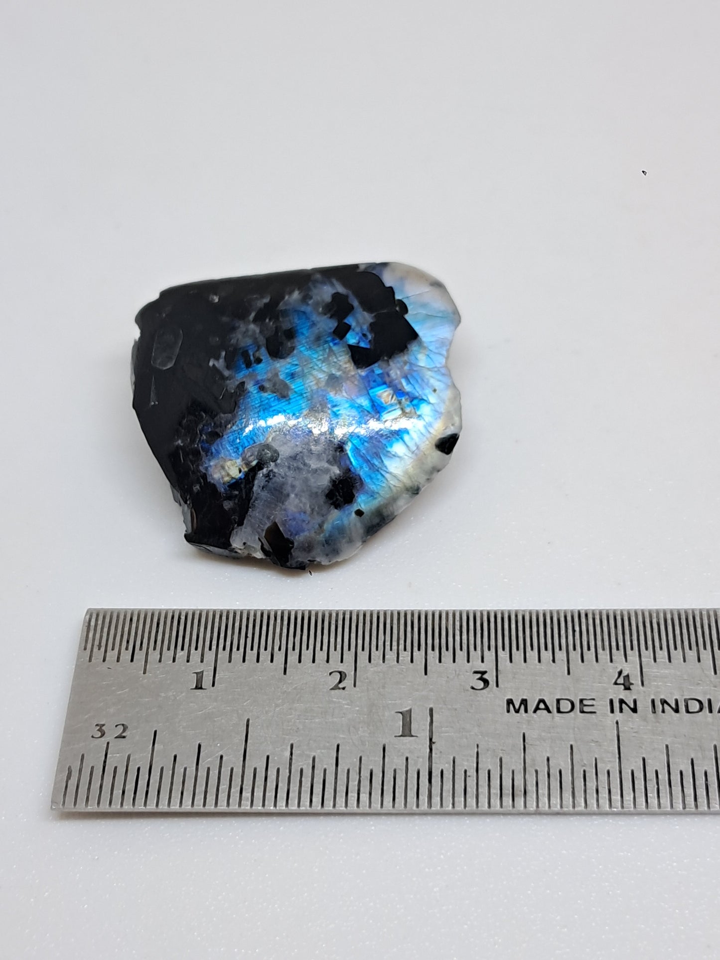 White Labradorite | Rainbow Moonstone *High Grade* (Tamil Nadu) Rough & Polished Stone | Natural Rock #MN21