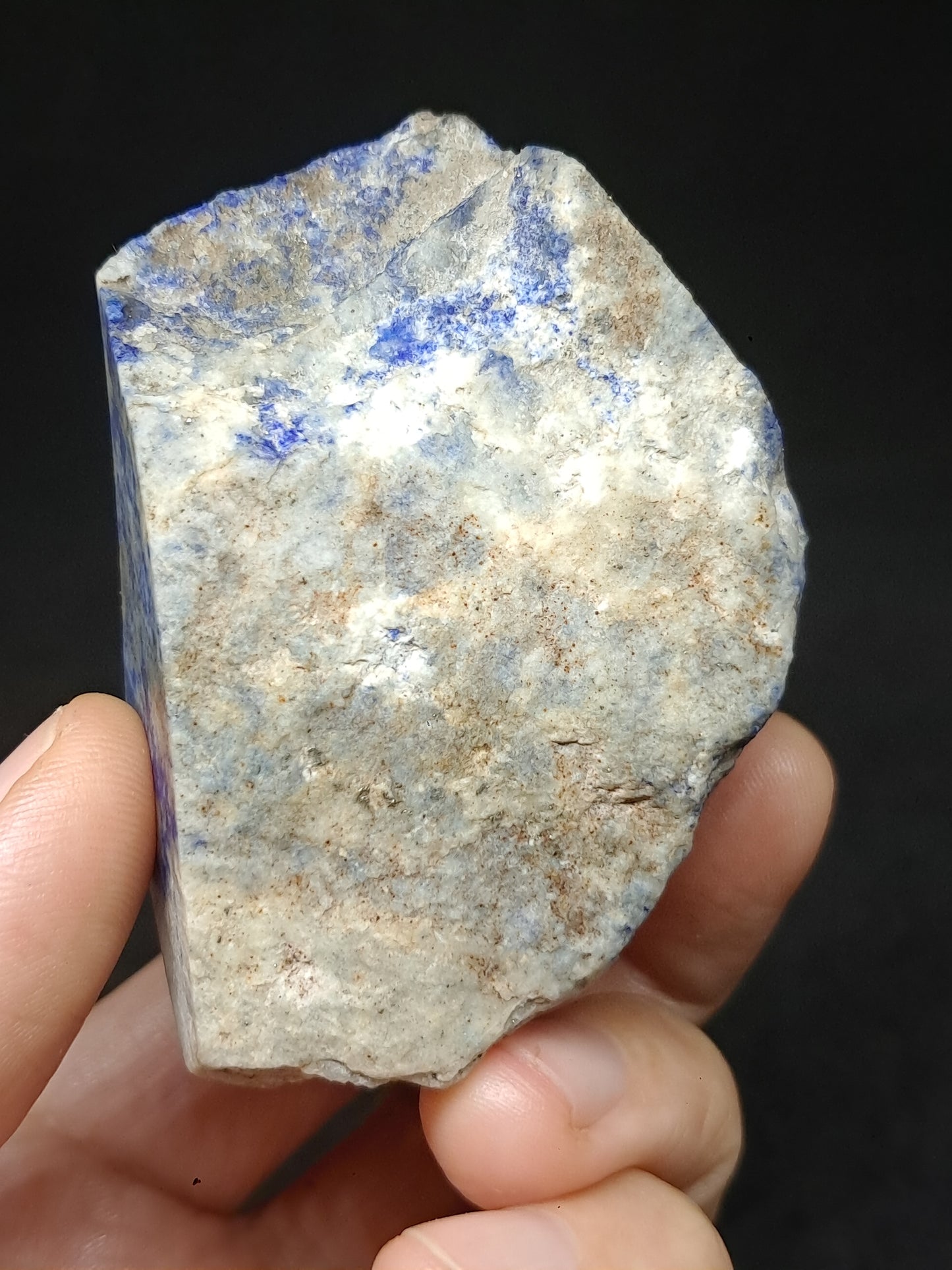 Slice of Lapislazuli (Afghanistan) Rough Natural Stone #LZ2
