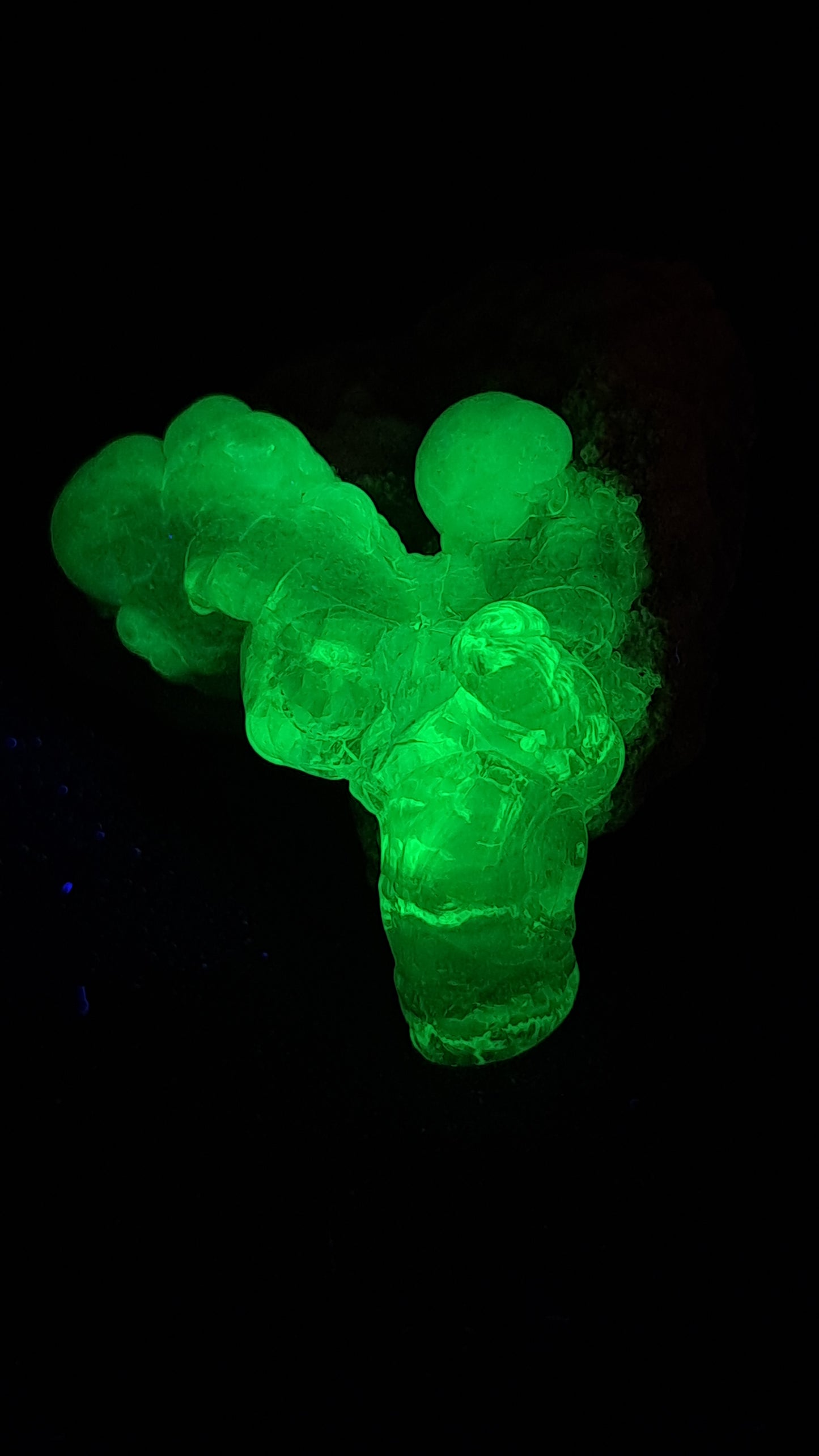 Hyalite Opal on Matrix (Mexico) Rough Crystal Stone | UV-Reactive Mineral Specimen #OH2