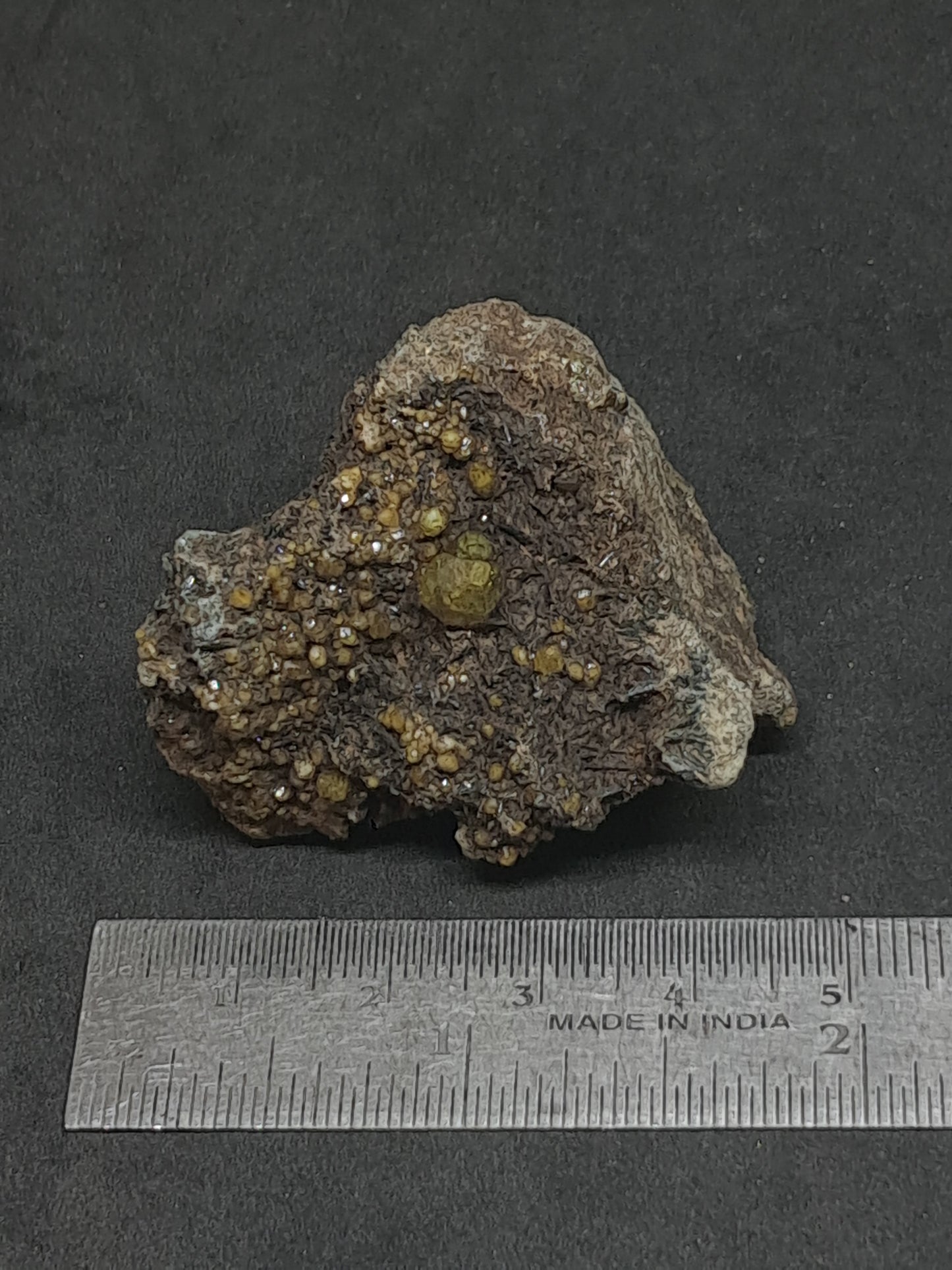 Green Garnet w/ Aegirine (Acmite) on Matrix (Mexico) Andradite Garnet Cluster |Rough Crystal Stone | Mineral Specimen #GR28