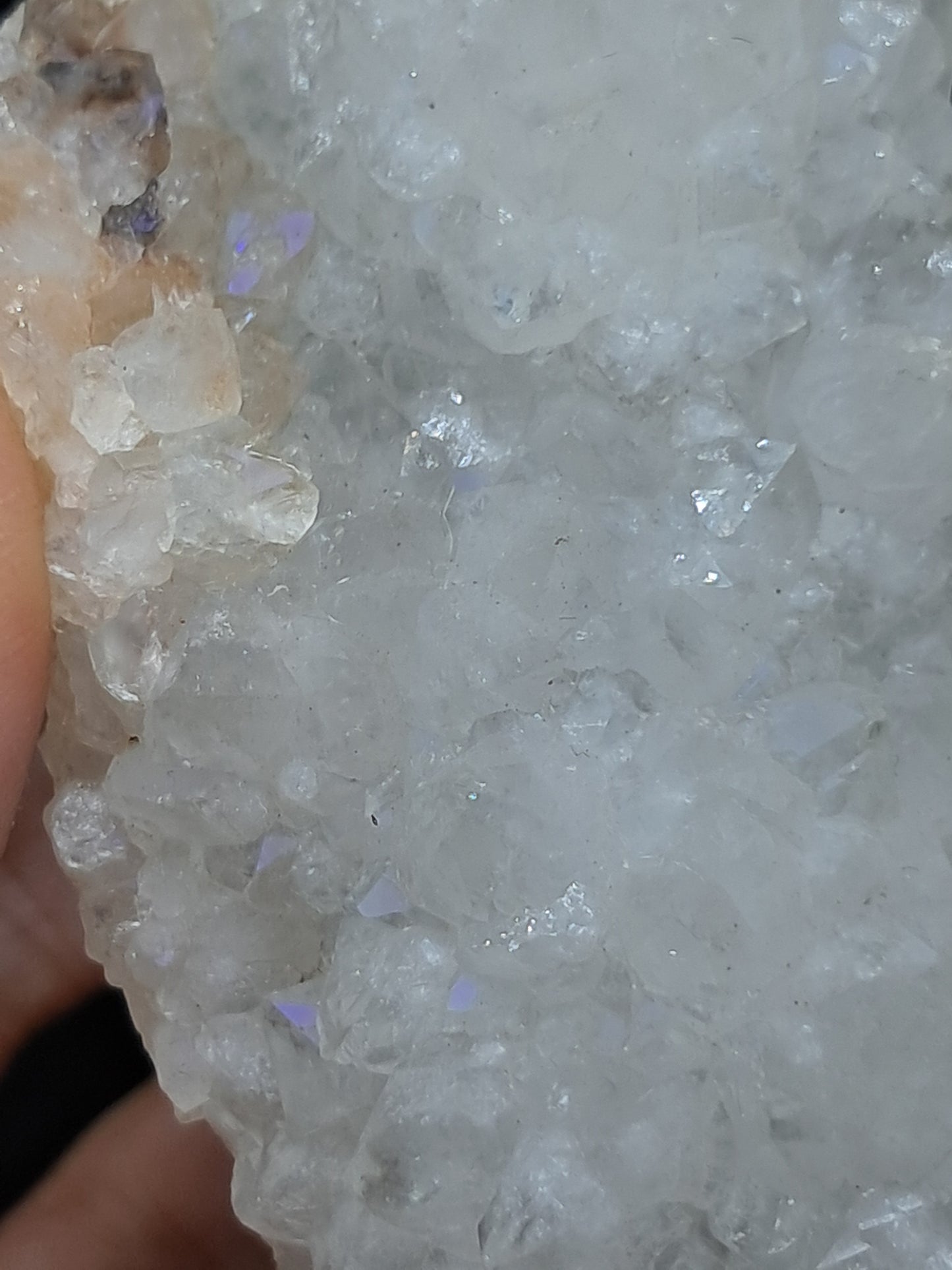 Cuarzo Iris (Aurangabad) | Anandalita | Estalactita | Cristal natural n.° AQ35