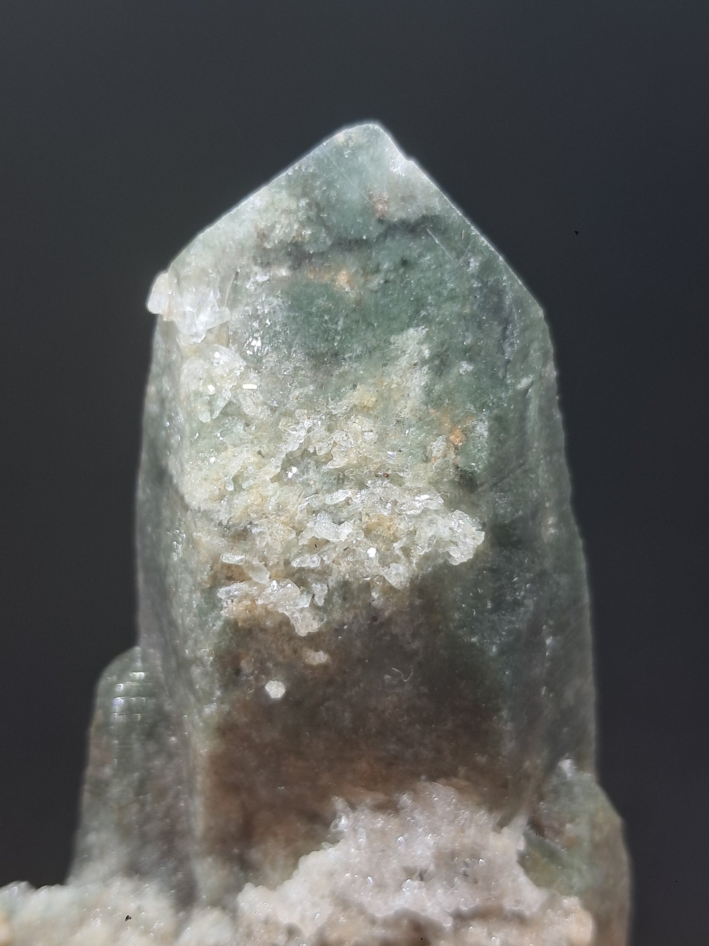 Chlorite Quartz (Kullu) Natural Point | Garden Chamanic Crystal #CQ64