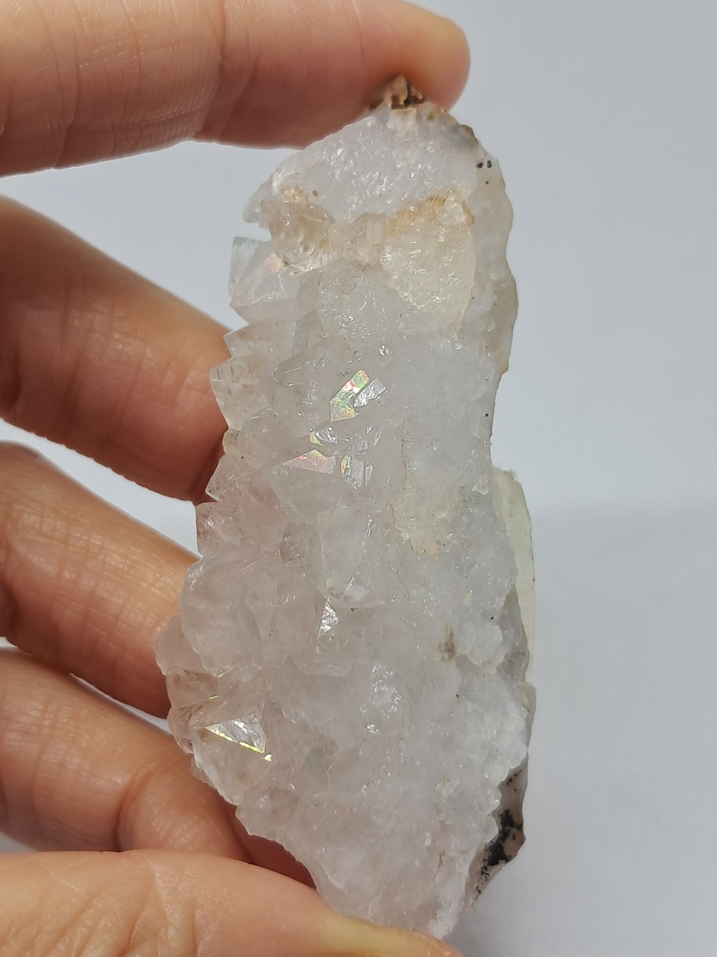 Iris Quartz (Aurangabad)| Anandalite | High Iridescence | Natural Crystal #AQ16