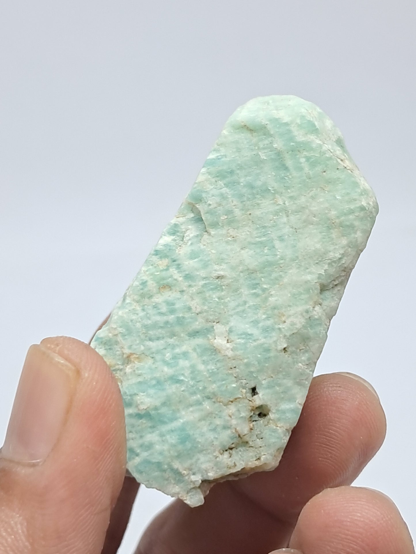 Rough Amazonite Slice | Natural Stone | Mineral Specimen #AZ6