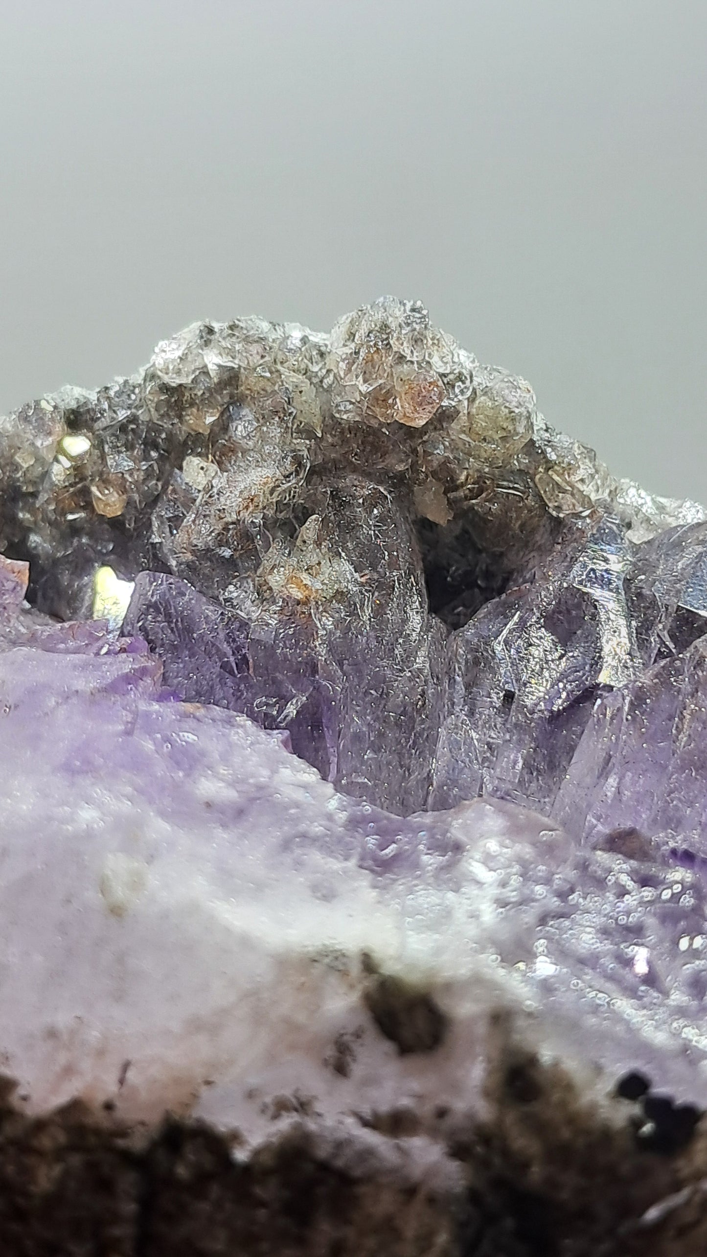 Cetro de amatista Super Seven de Karur | Formación natural | Ejemplar mineral n.° KA178