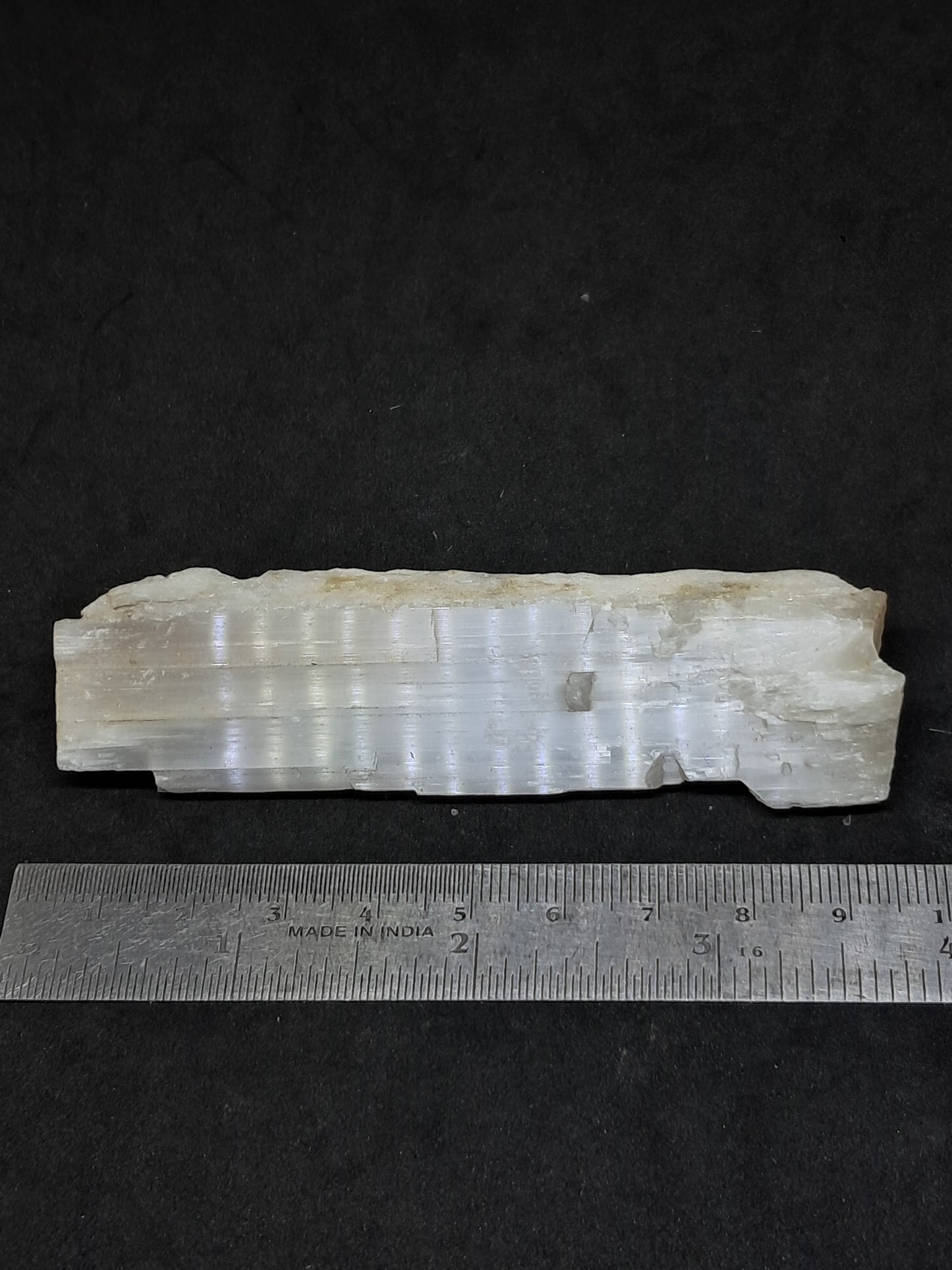 Satin Spar *Selenite* (India) Fibrous Gypsum | Mineral Specimen | Rough Crystal #SE2