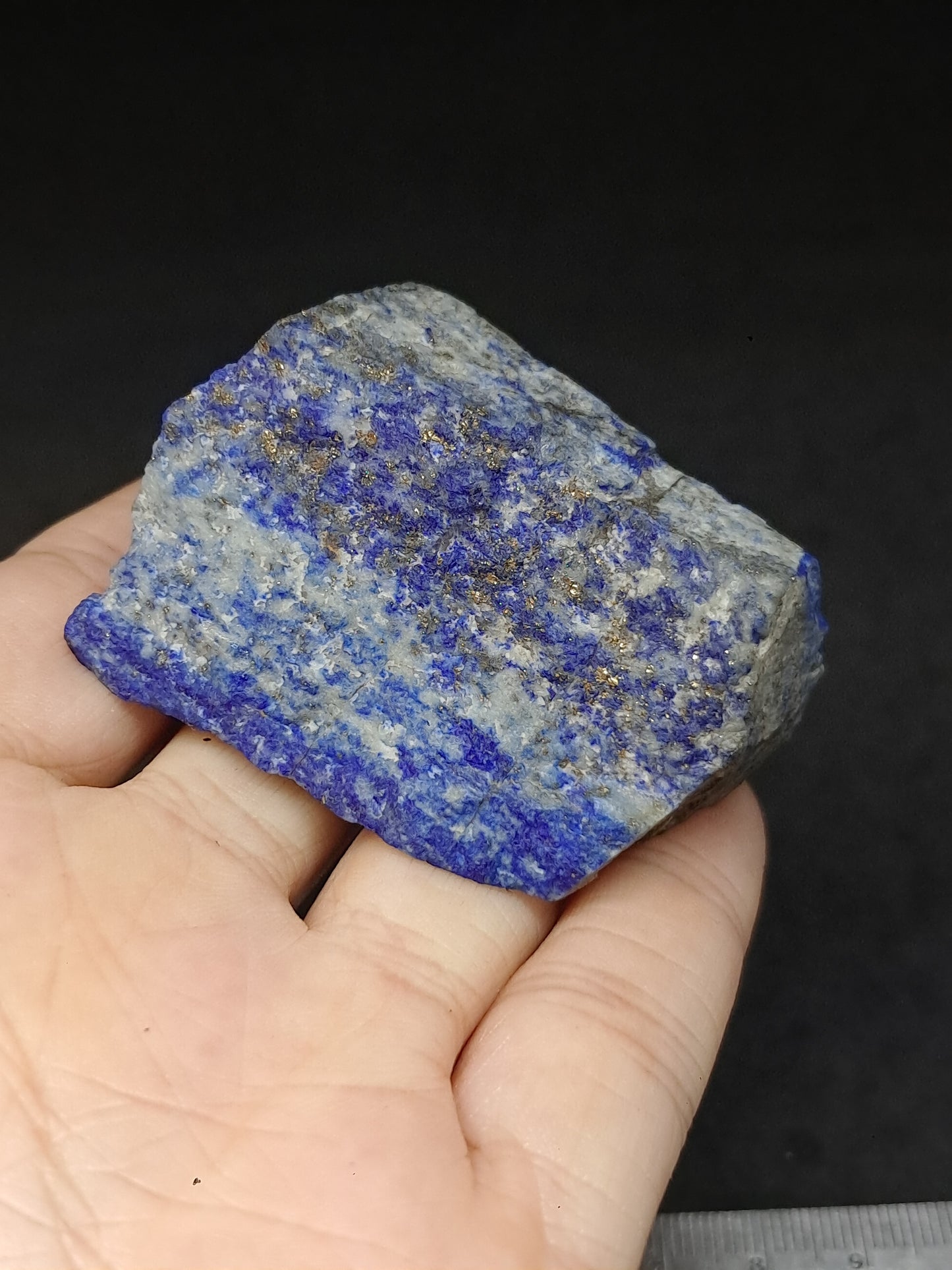 Slice of Lapislazuli (Afghanistan) Rough Natural Stone #LZ3
