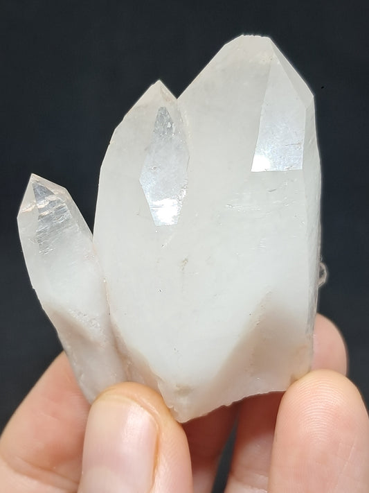 Quartz Cluster with White Chlorite (Himachal Pradesh) | Natural Stone | Crystal #CH43