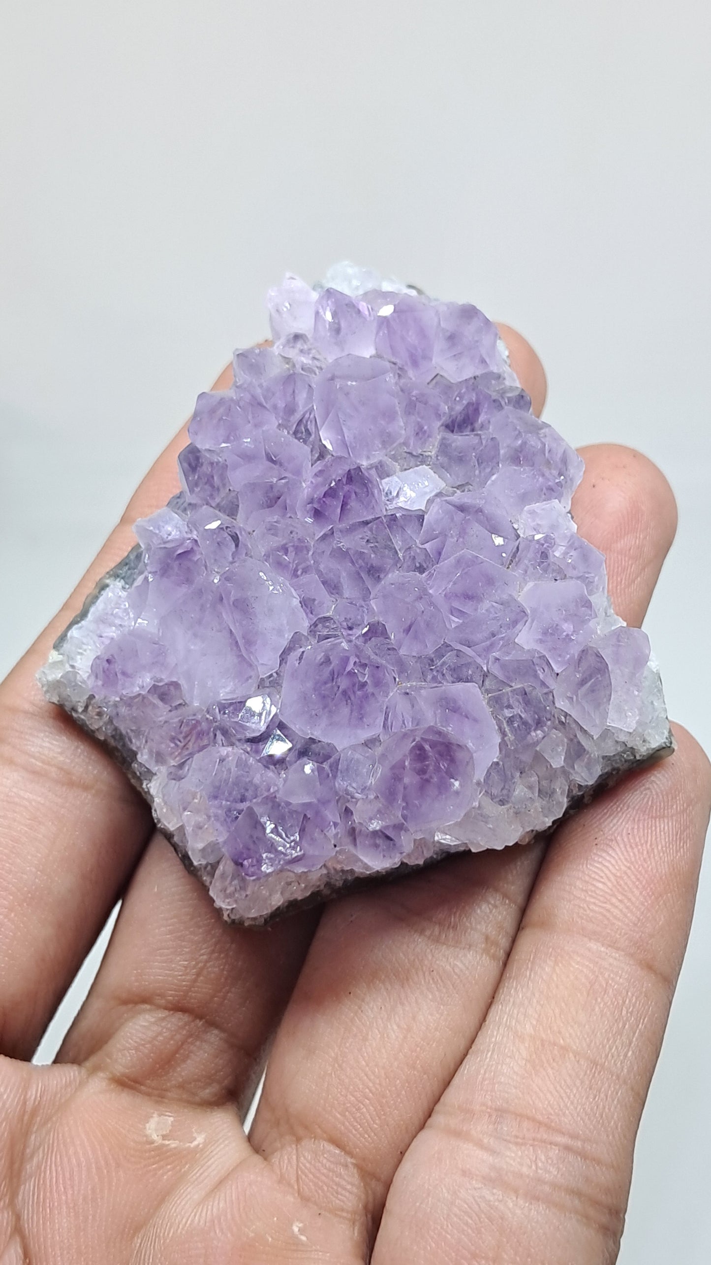 Amatista Morada Lavanda (Brasil) | Drusa Natural | Hermoso Brillo #AMB3