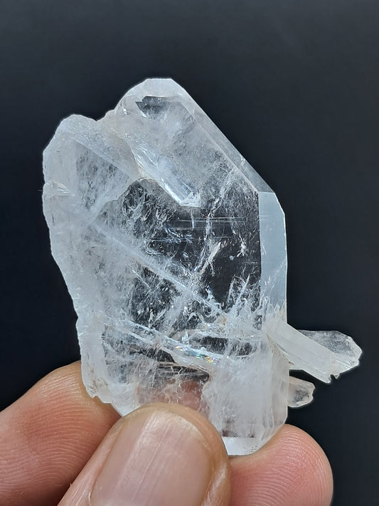 Punta Natural de Cuarzo Claro de la Formación Faden (Santander, Colombia) | Ejemplar Mineral n.° COQ9