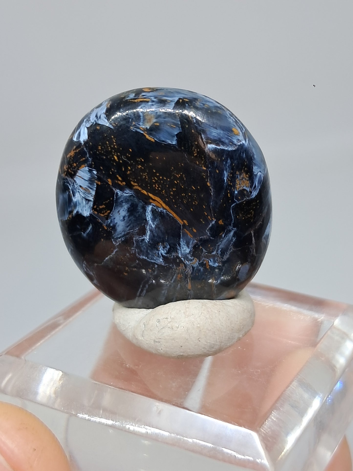Pietersite Palmstone | Rare Polished Stone | Storm Tempest Stone | High Quality