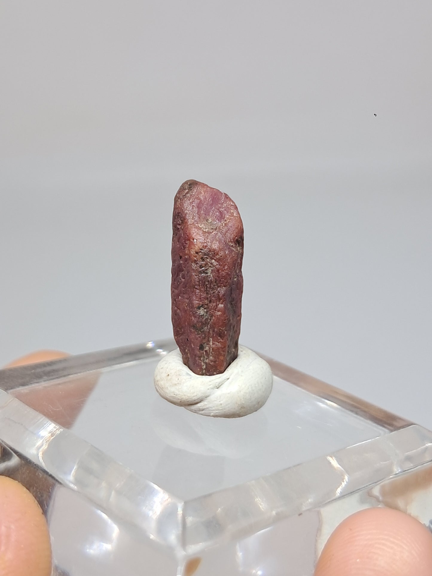Cristal de Rubí en Bruto (Tamil Nadu) Piedra Natural | Muestra Mineral #RB26