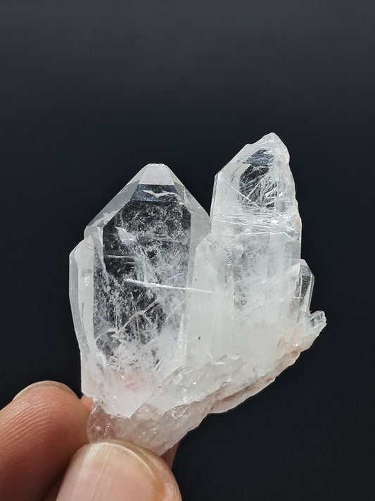 Cúmulo de Cuarzo Faden Claro (Santander, Colombia) Punta Natural | Ejemplar Mineral n.° COQ18