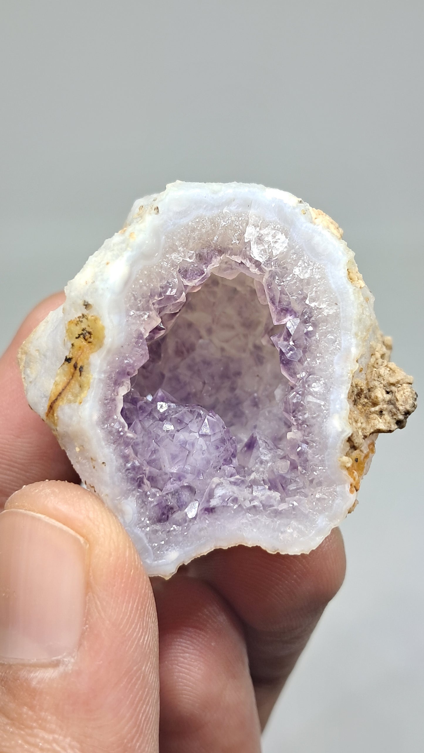 Geoda de amatista (Ajanta) | Cavidad profunda | Cristal natural | Piedra en bruto #GD28