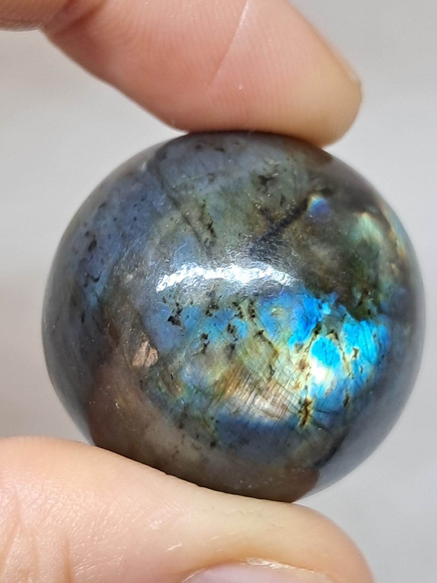 Labradorite Sphere (Madagascar) | Strong Flash | Polished Stone #LB13