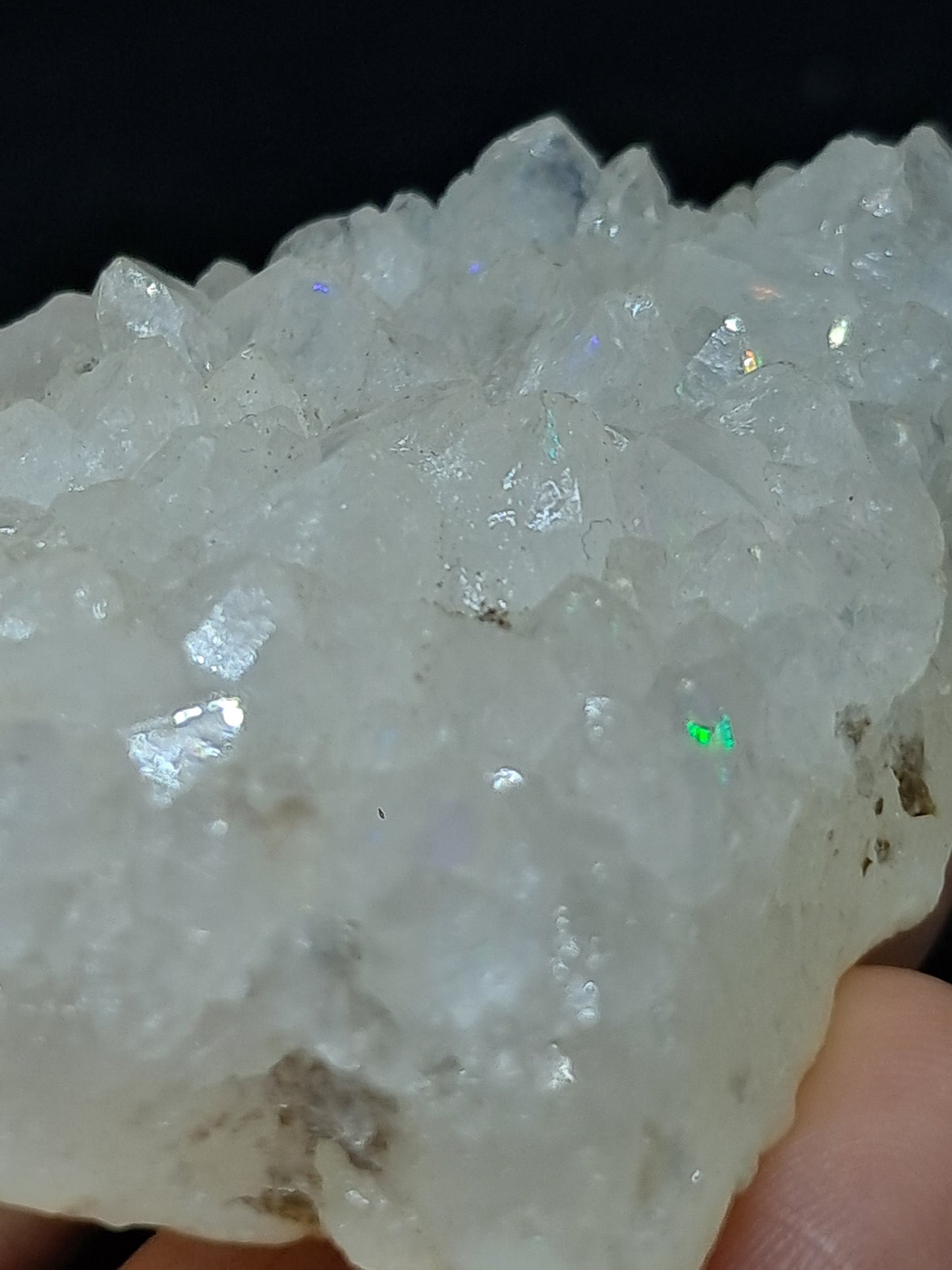 Iris Quartz (Aurangabad)| Anandalite | Cluster | Natural Crystal #AQ37