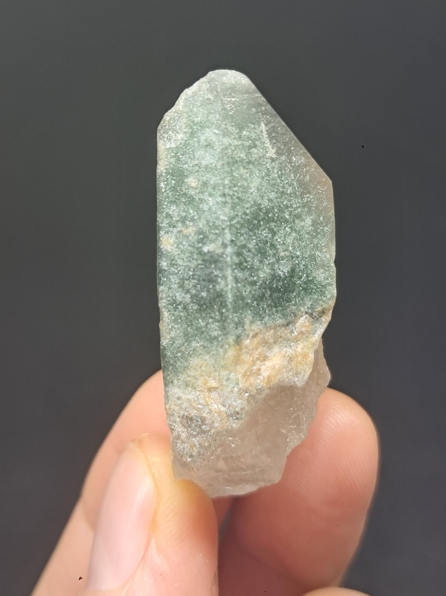 Chlorite Quartz Phantom (Kullu) Natural Point | Garden Chamanic Crystal #CQ65