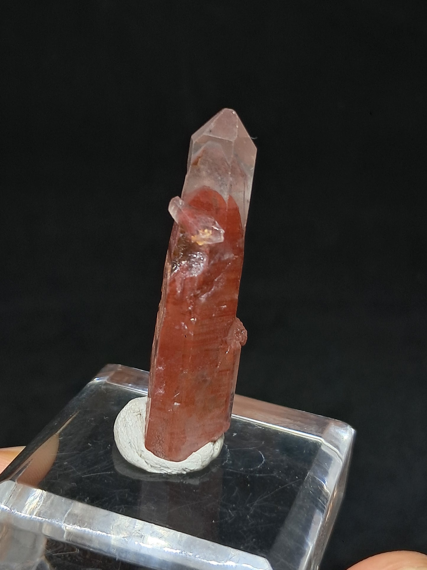 Hematite Phantom Quartz (Telangana) | Natural Crystal | Mineral Specimen #HPQ53