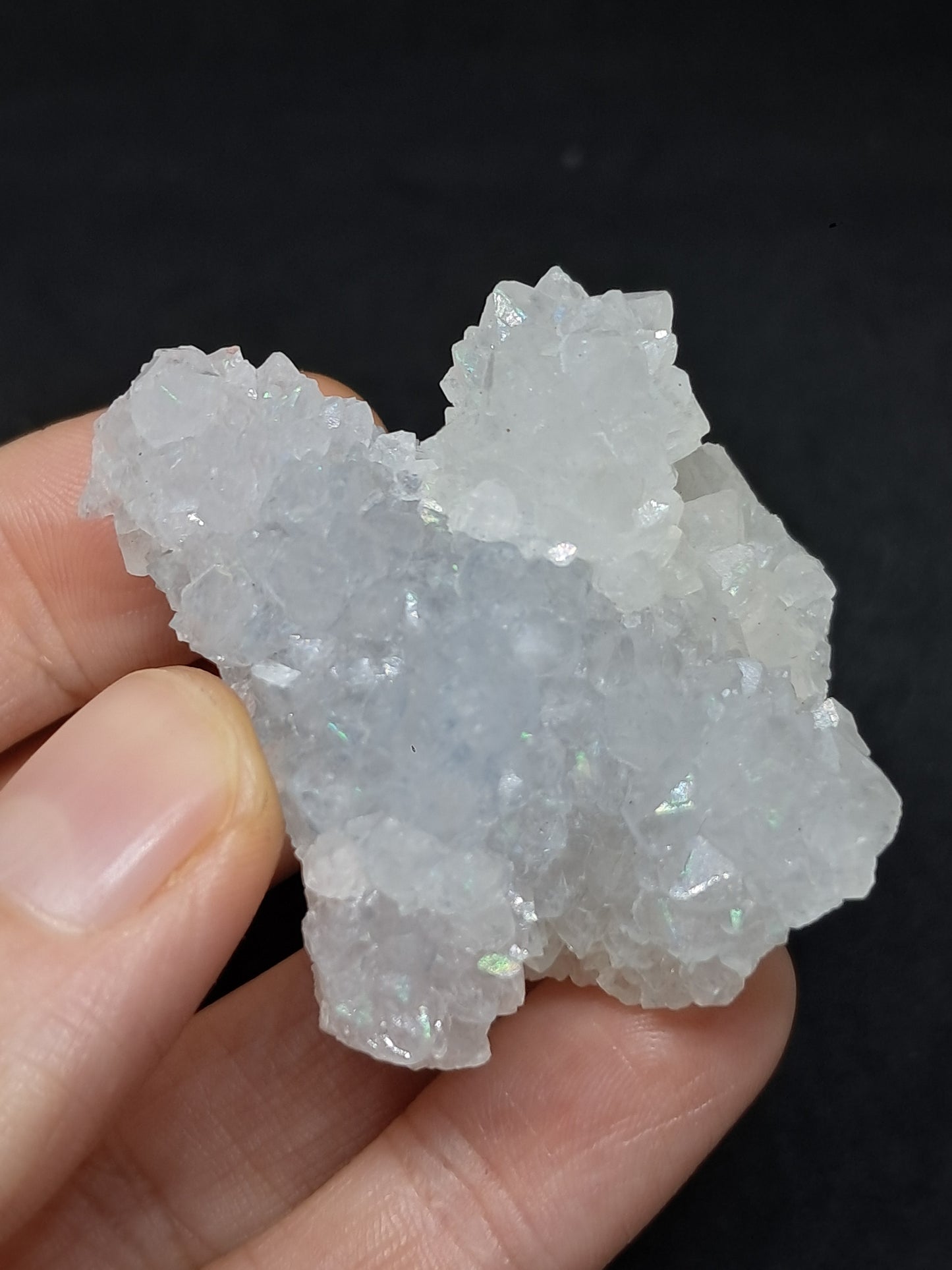 Iris Quartz (Aurangabad)| Anandalite | Stalactite Cluster | Natural Crystal #AQ36