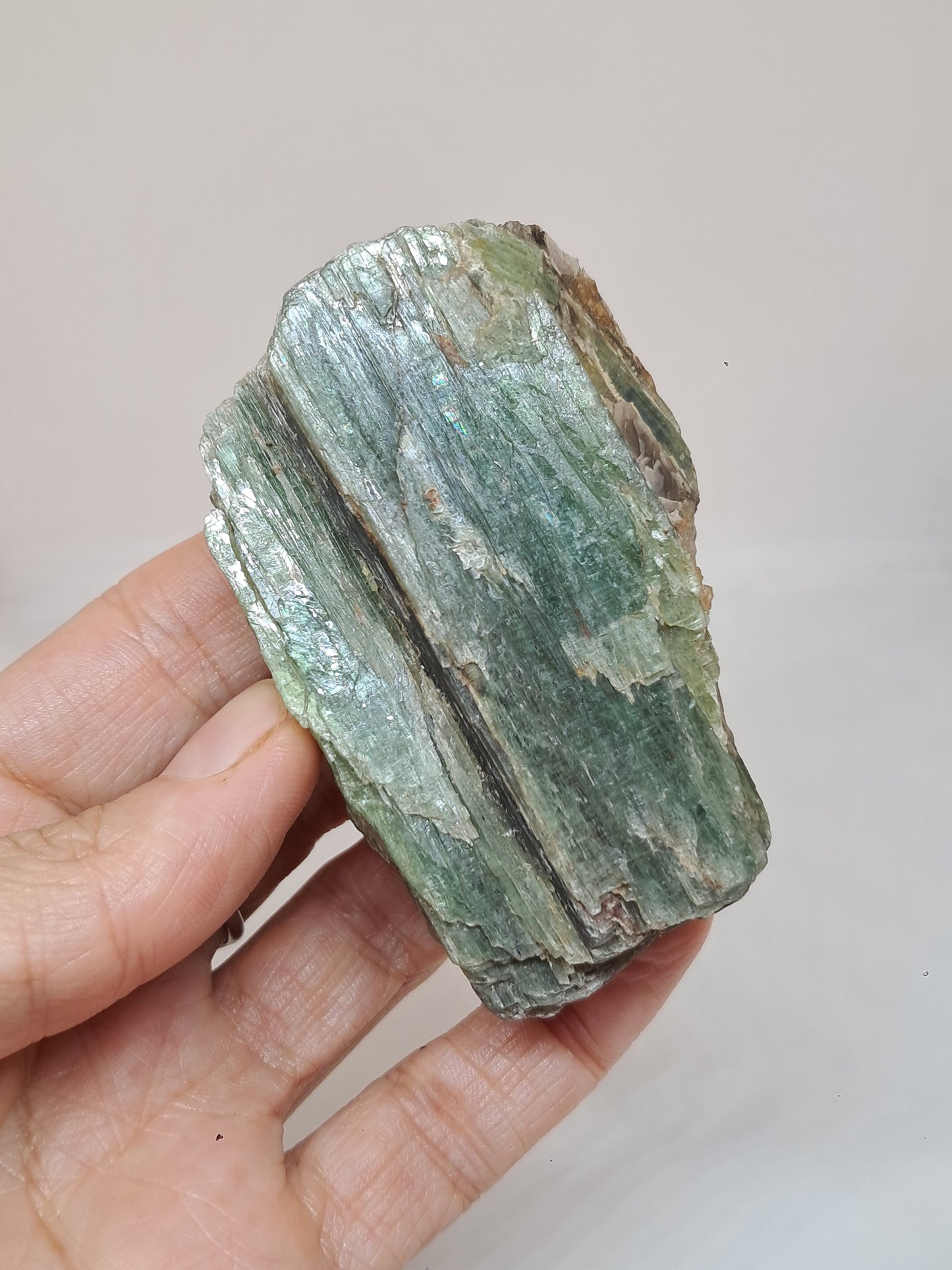 Green Kyanite (Tamil Nadu) Natural Stone #KY5