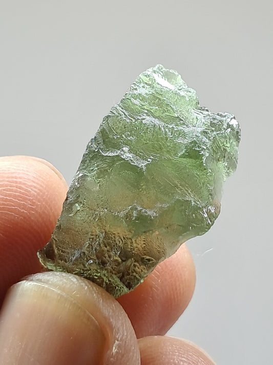 Authentic Moldavite Raw (Czech Republic) Natural Tektite | 11.5 ct #MDV3