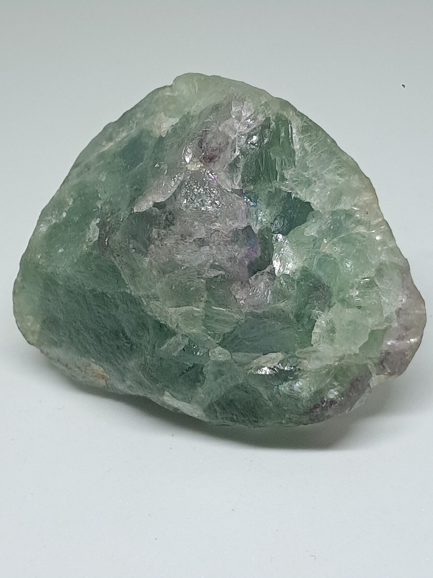 Rough Rainbow Fluorite Stone | Natural Crystal | Mineral Specimen #FL6