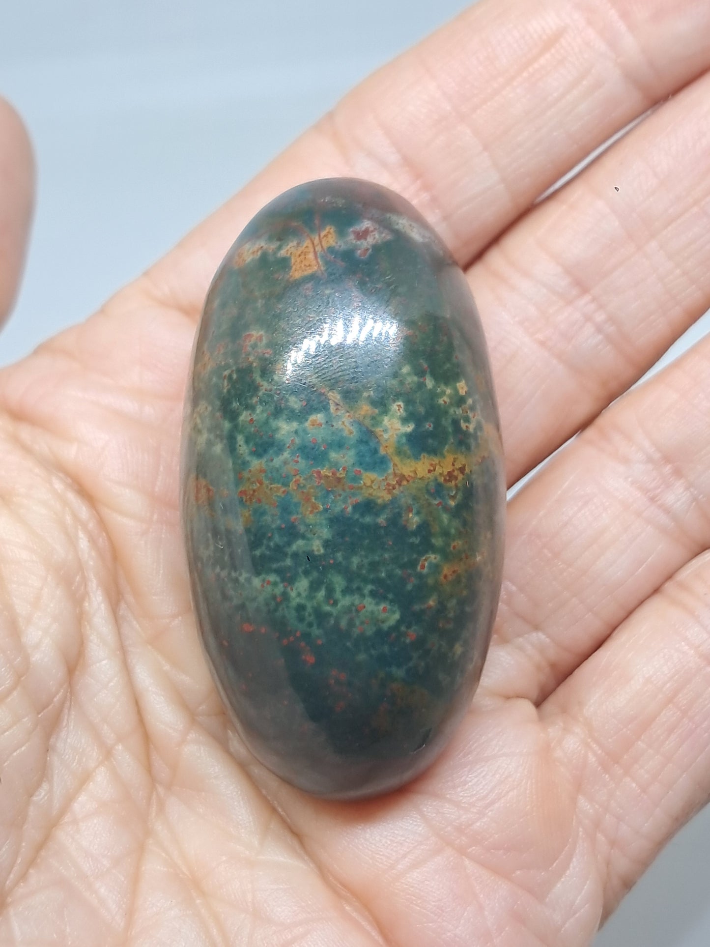 Shivalingam de piedra de sangre | Piedra pulida | Cristales Naturales #BS5