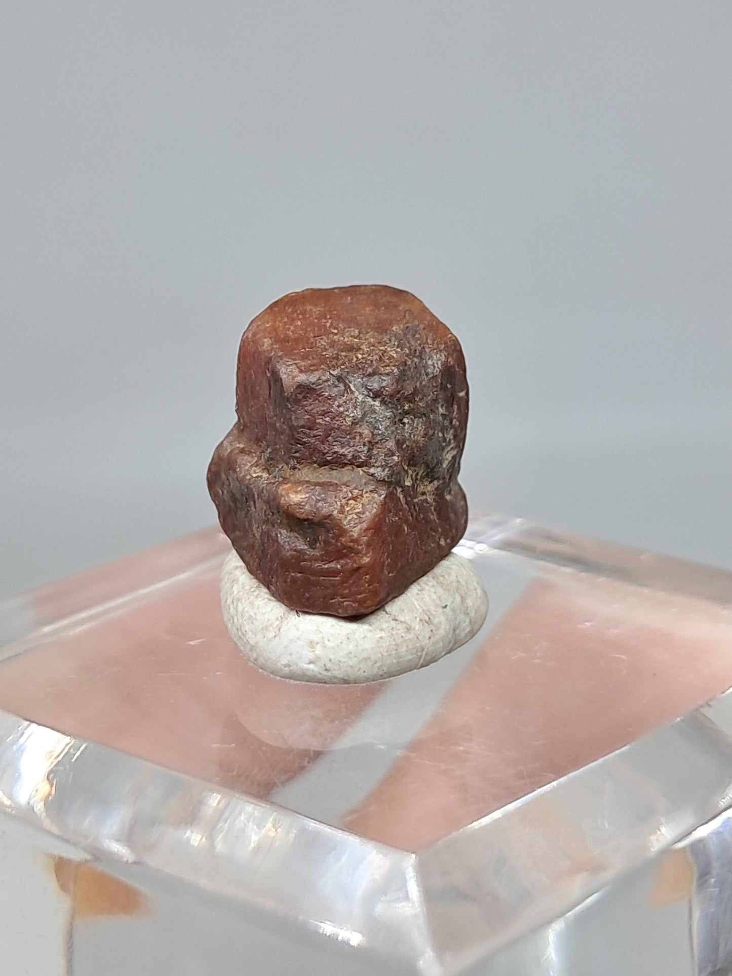 Rough Ruby Crystal w/ Record Keeper (Tamil Nadu) Natural Stone | Mineral Specimen #RB17