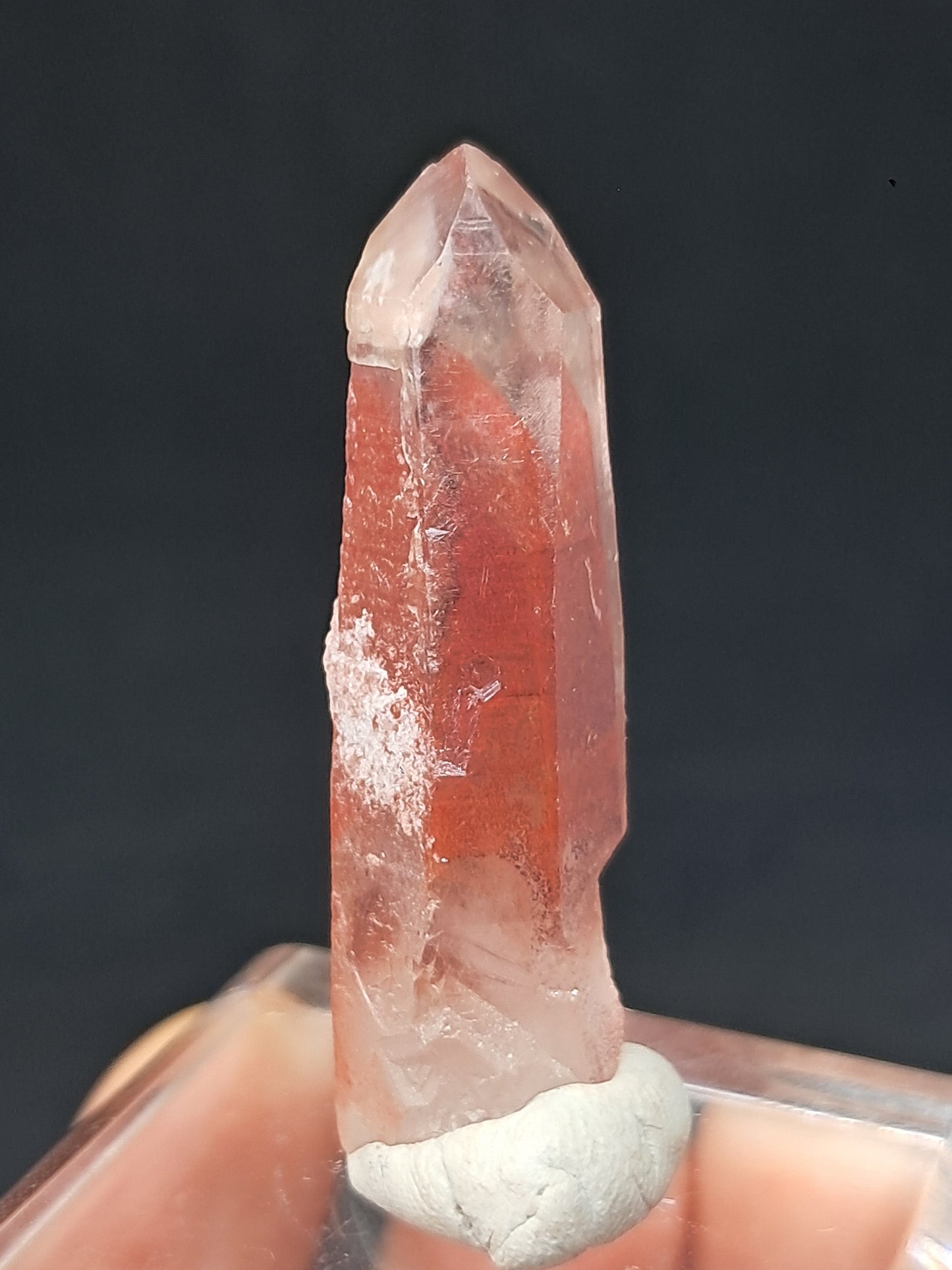 Hematite Phantom Quartz (Telangana) | Natural Crystal | Mineral Specimen #HPQ55