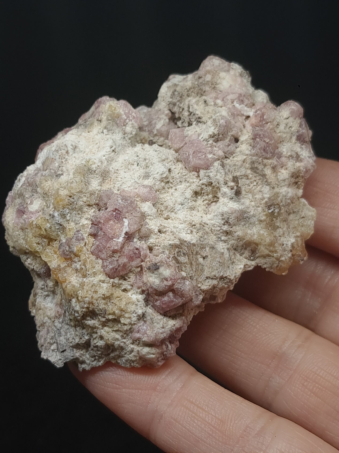 Grossular Garnet on Matrix (Mexico) Pink Garnet Cluster |Rough Crystal Stone | Mineral Specimen #GR19