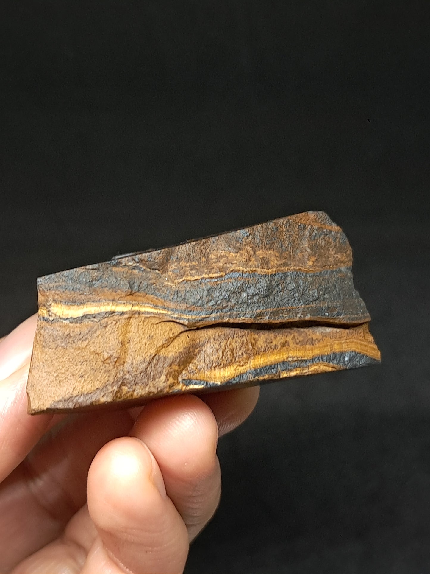 Rough Tiger's Eye (India) Natural Stone #TE1